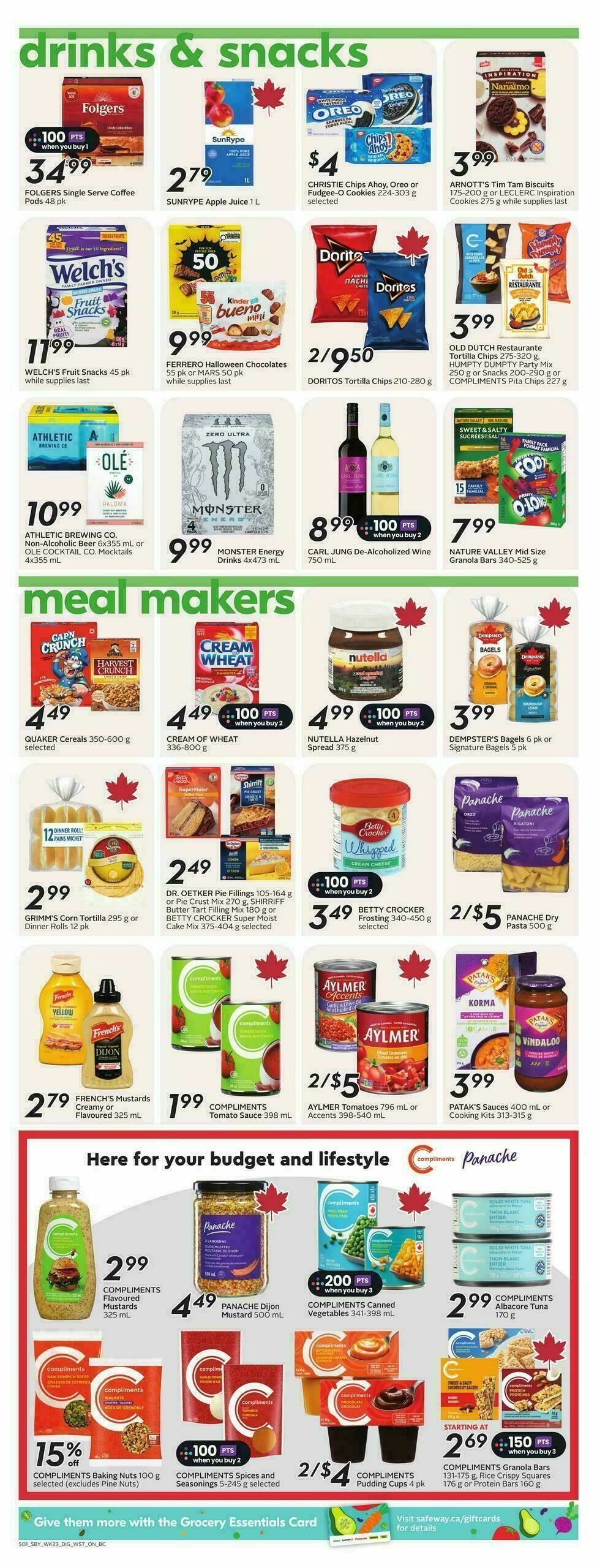 Safeway Flyer from October 2
