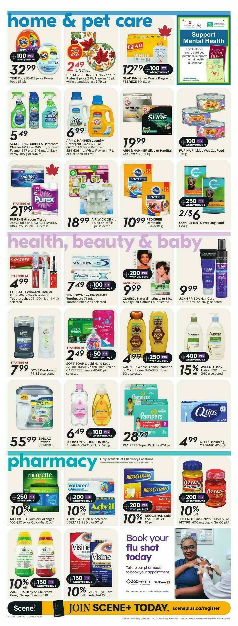 Safeway Flyer from October 2