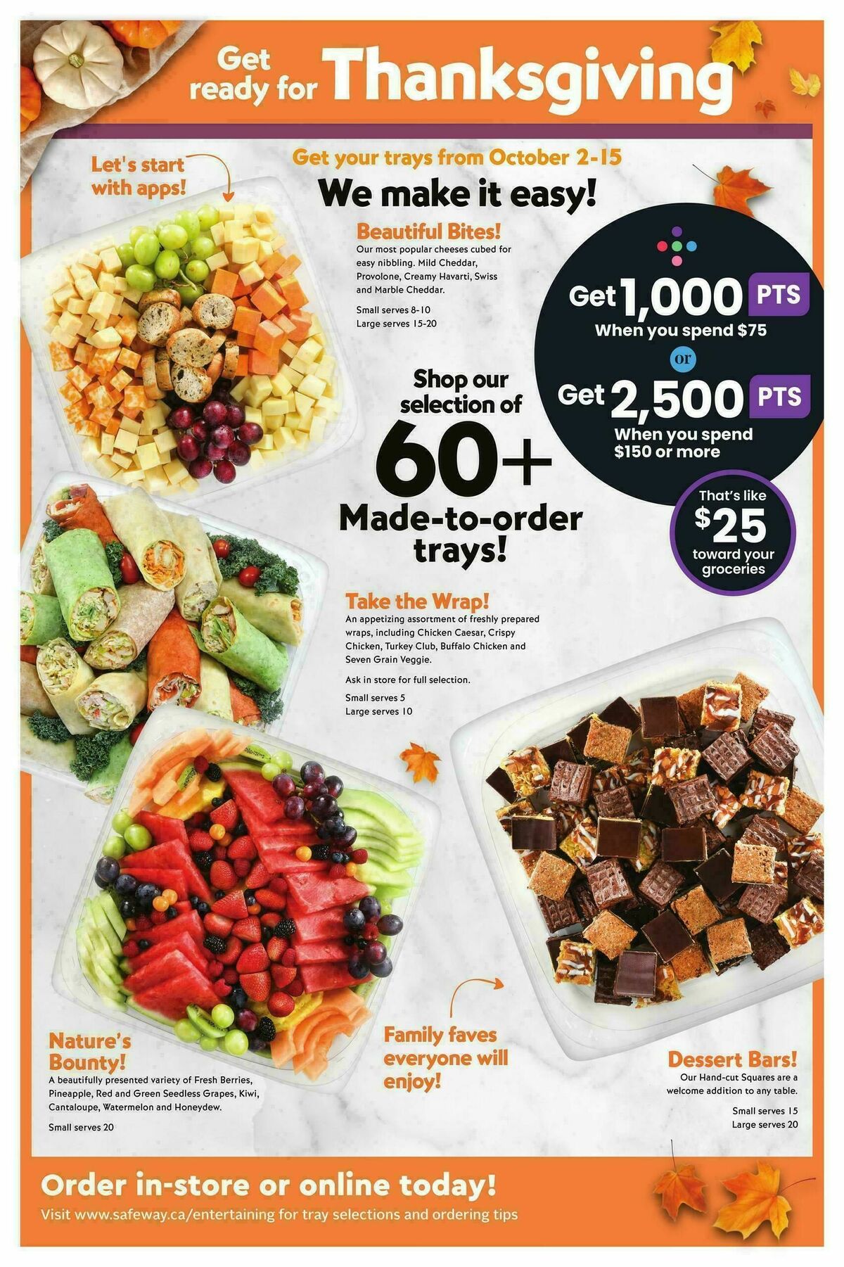 Safeway Flyer from October 2