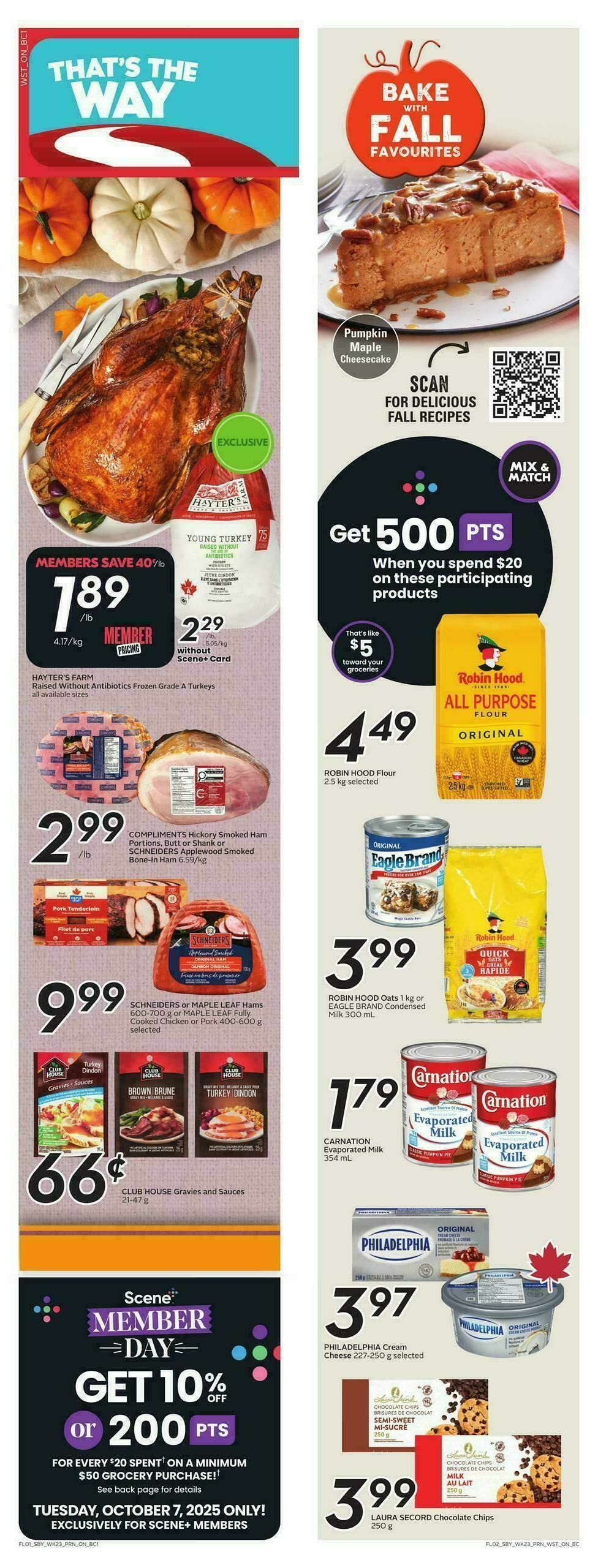 Safeway Flyer from October 2