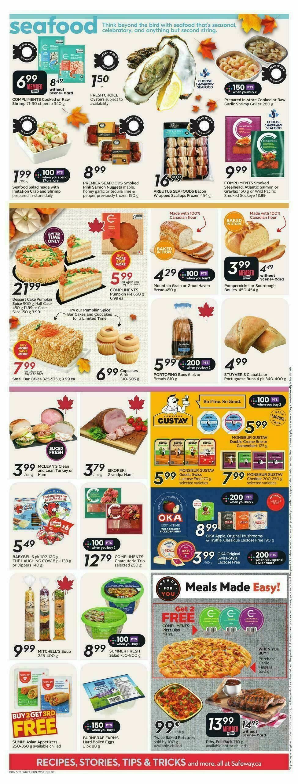 Safeway Flyer from October 2