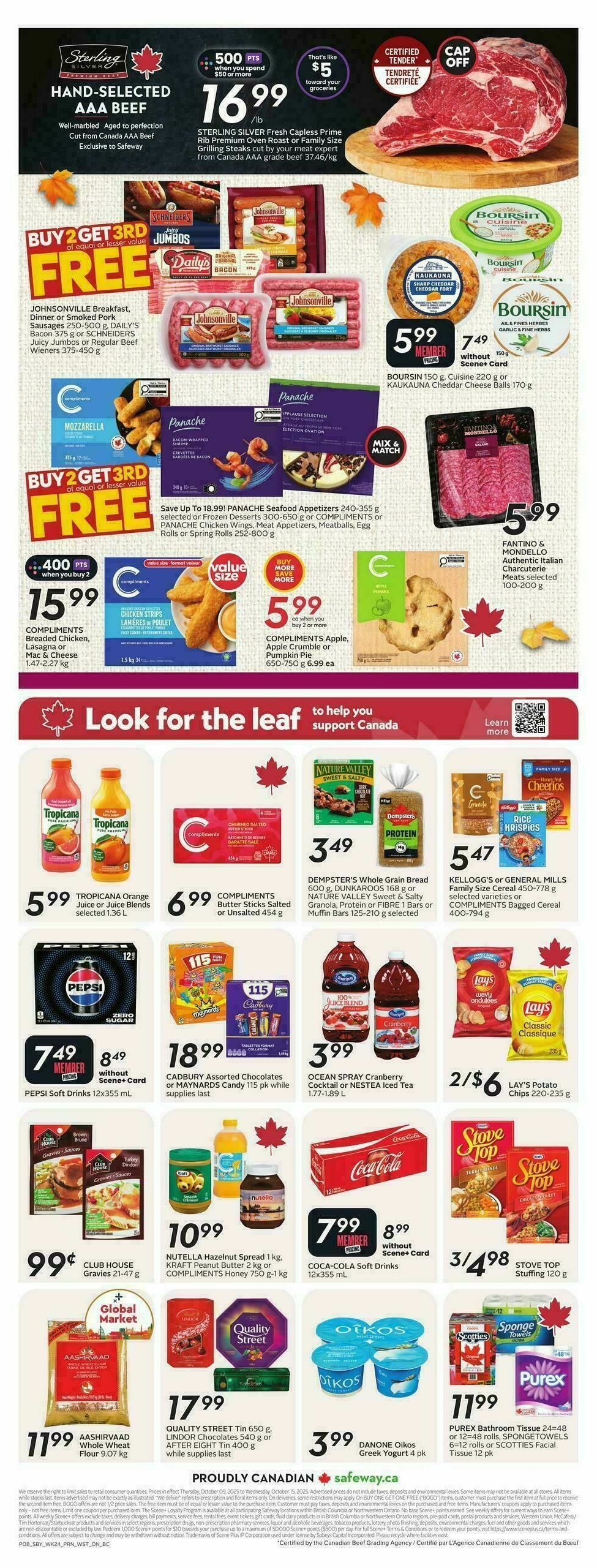 Safeway Flyer from October 9
