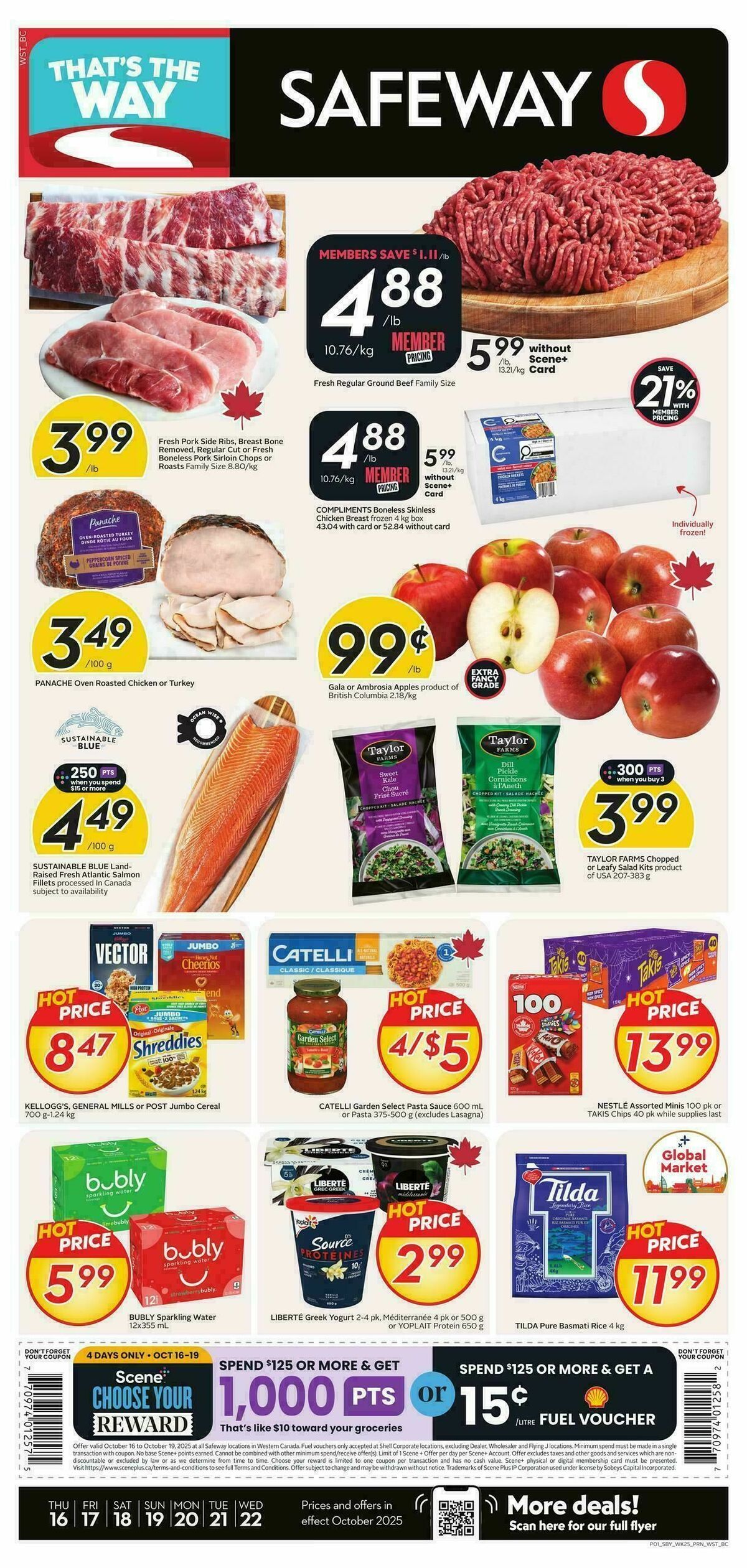 Safeway Flyer from October 16