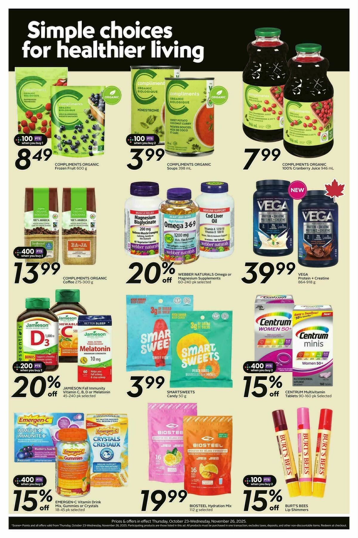 Safeway Wellness Flyer from October 23