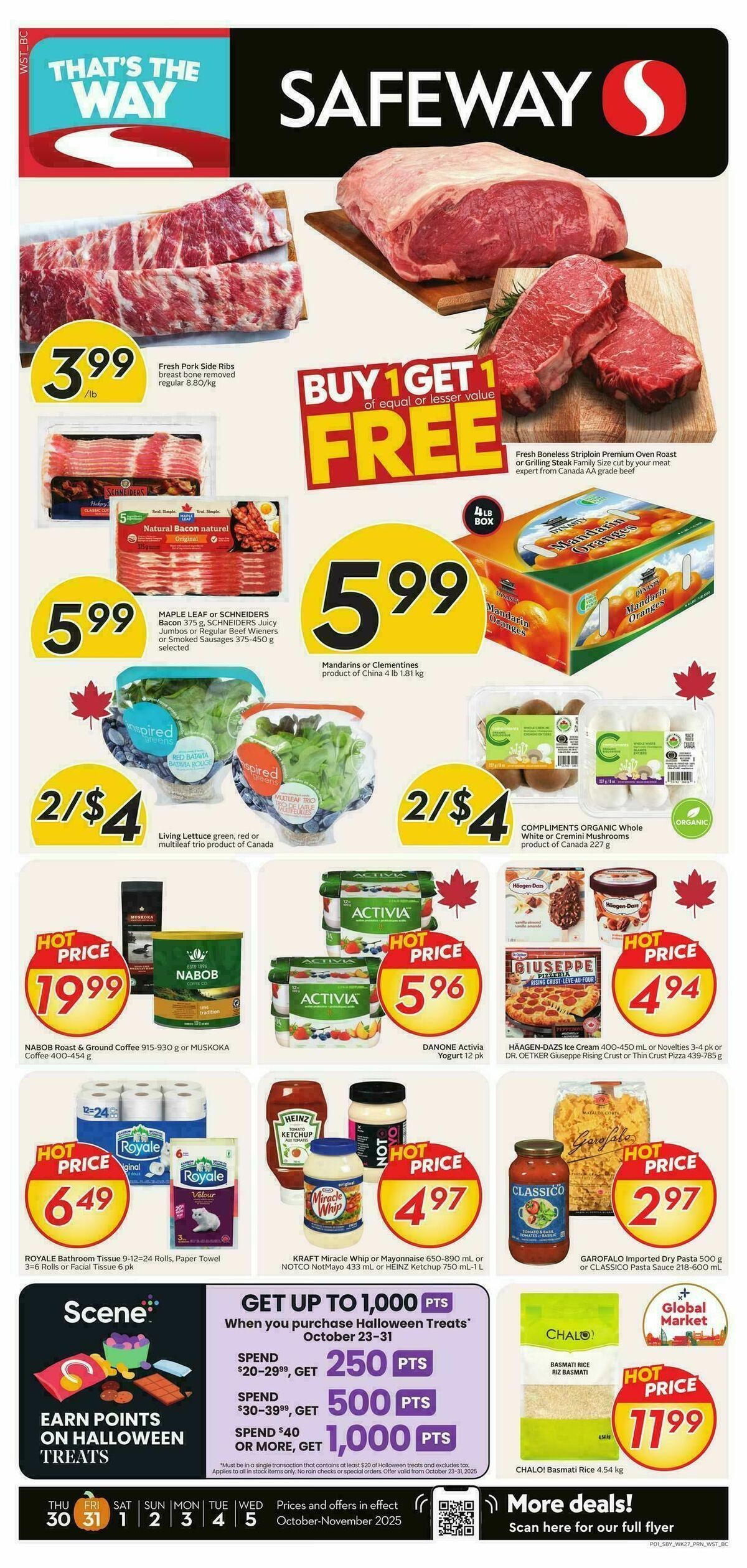 Safeway Flyer from October 30