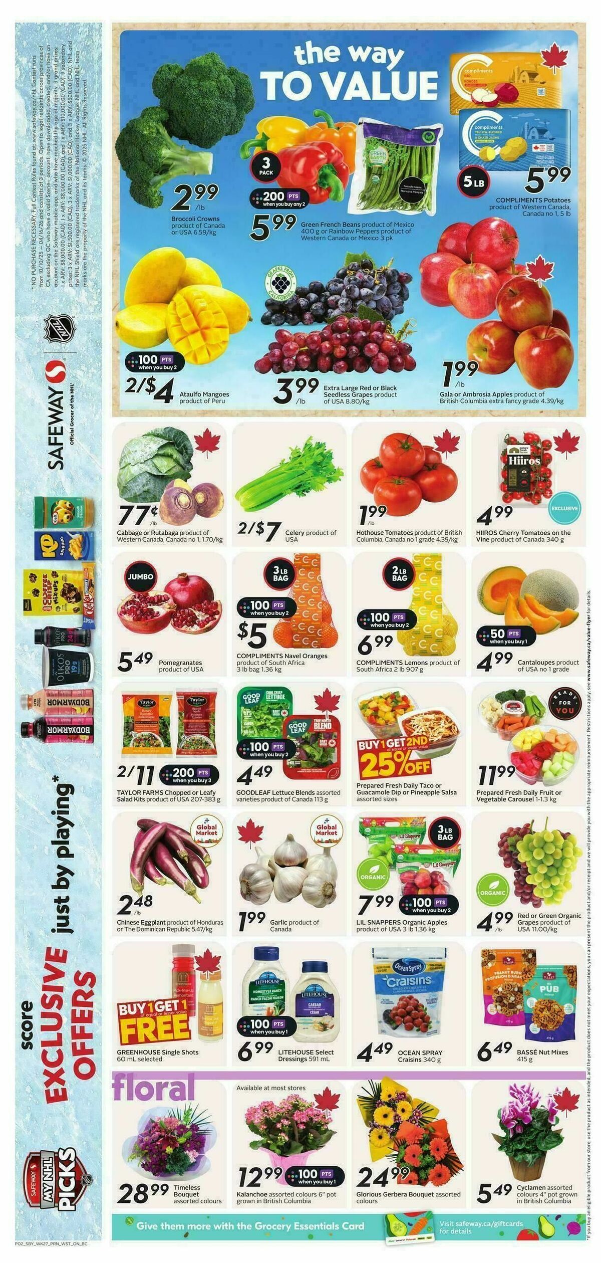 Safeway Flyer from October 30