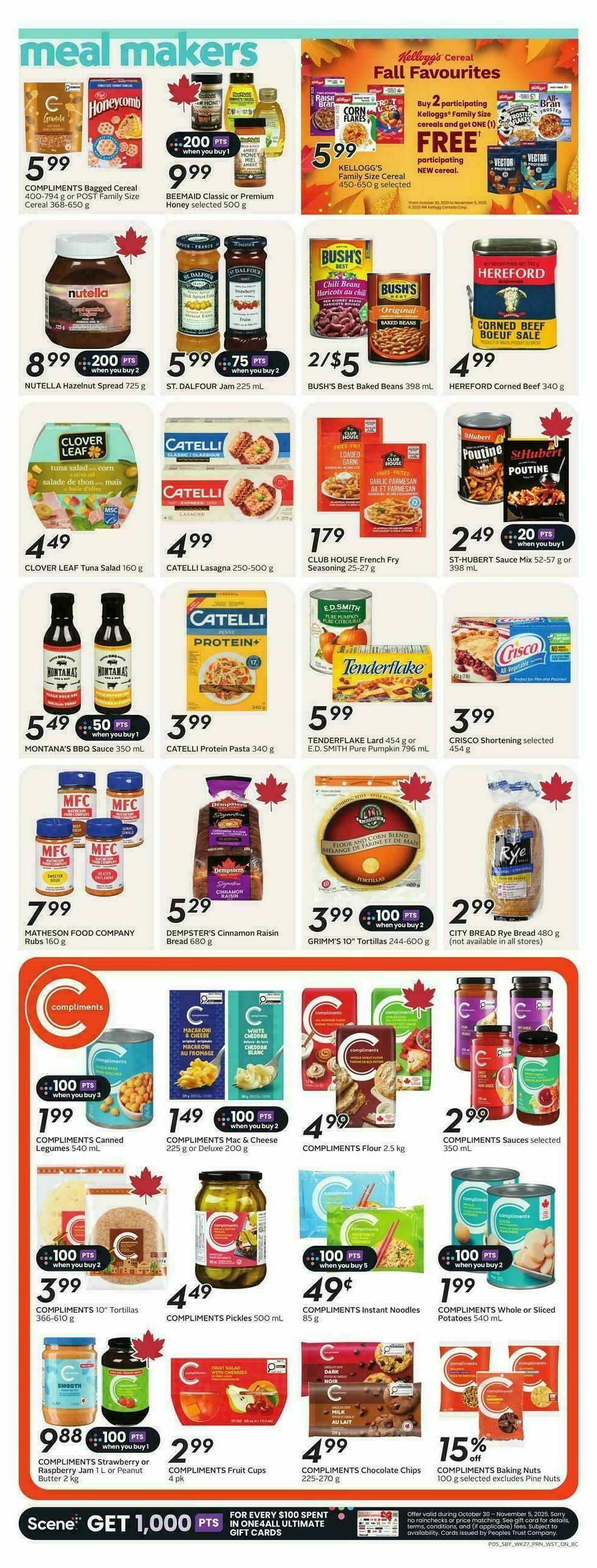 Safeway Flyer from October 30