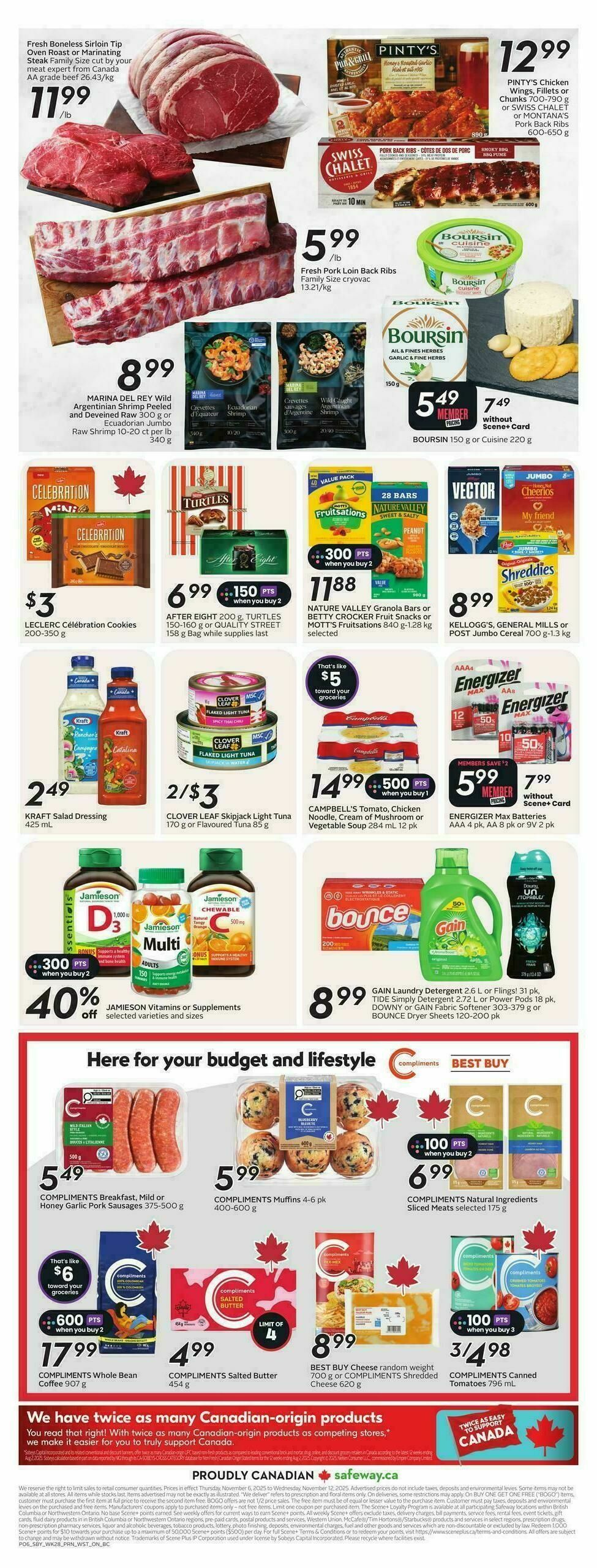 Safeway Flyer from November 6