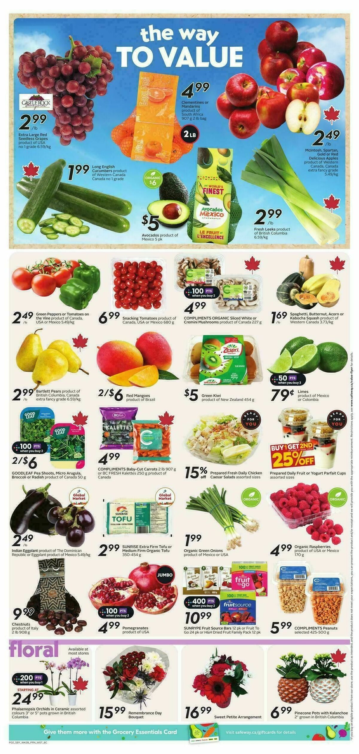 Safeway Flyer from November 6