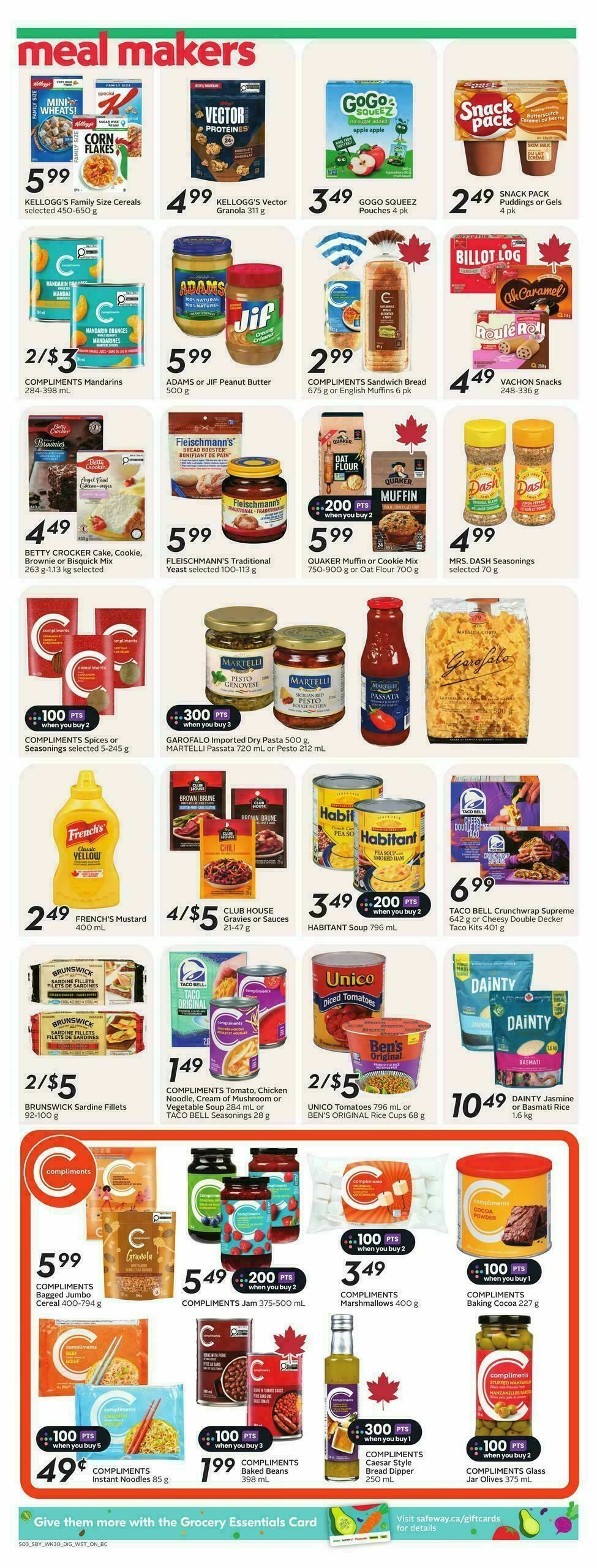 Safeway Flyer from November 20