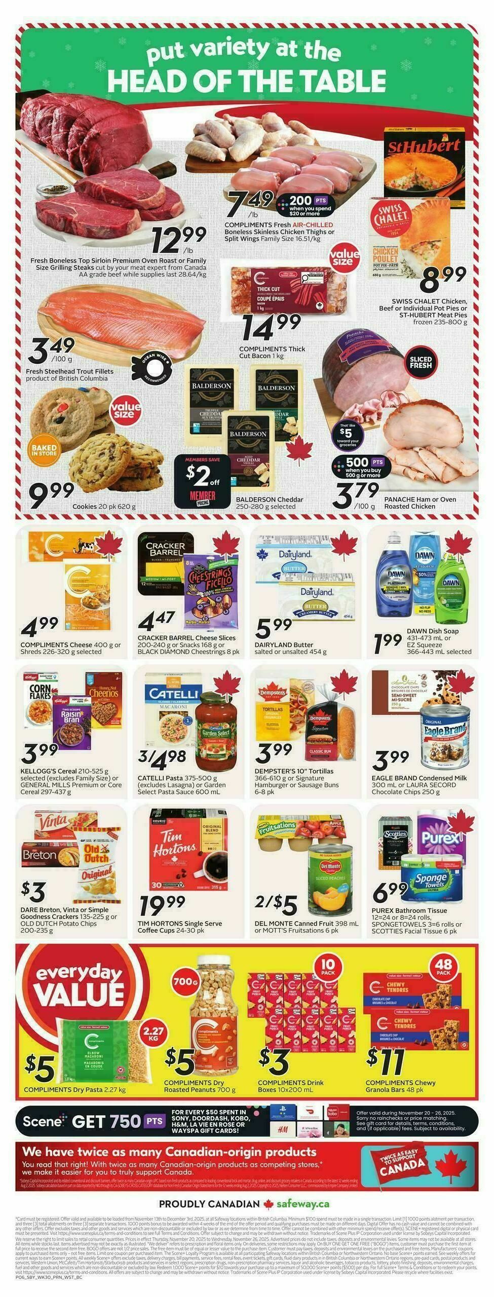 Safeway Flyer from November 20