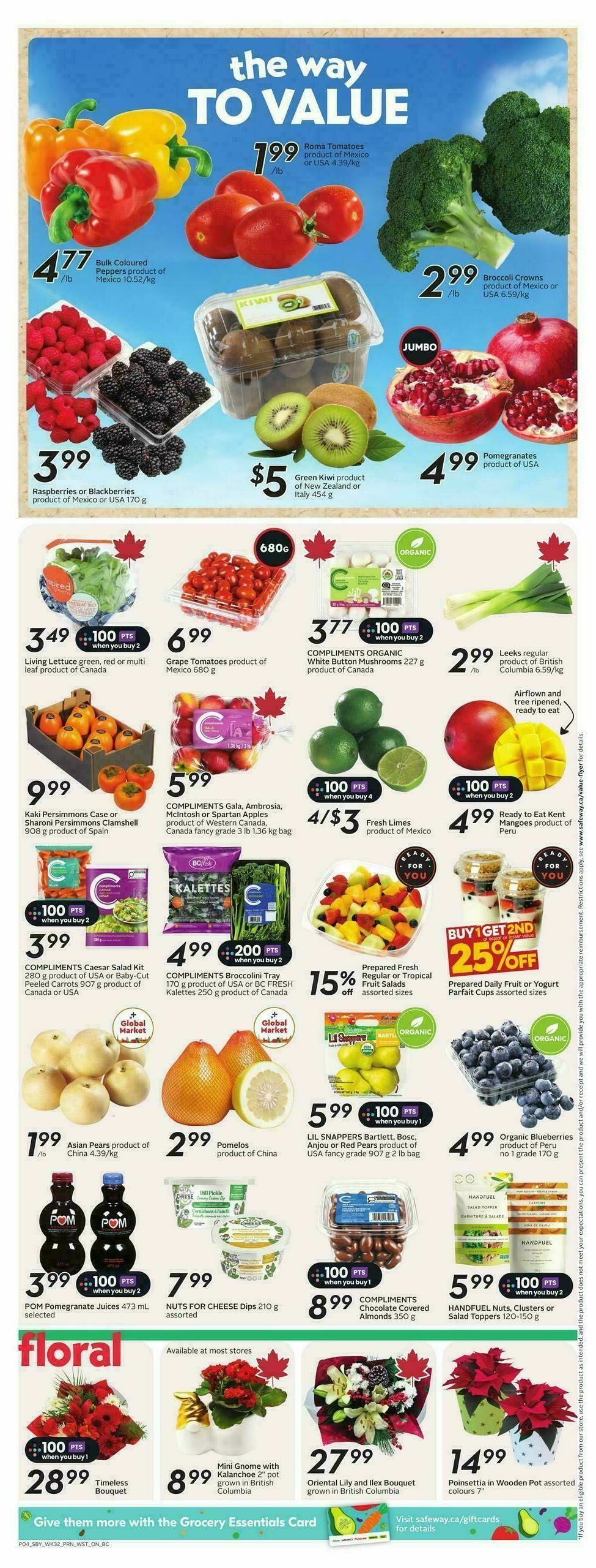 Safeway Flyer from December 4