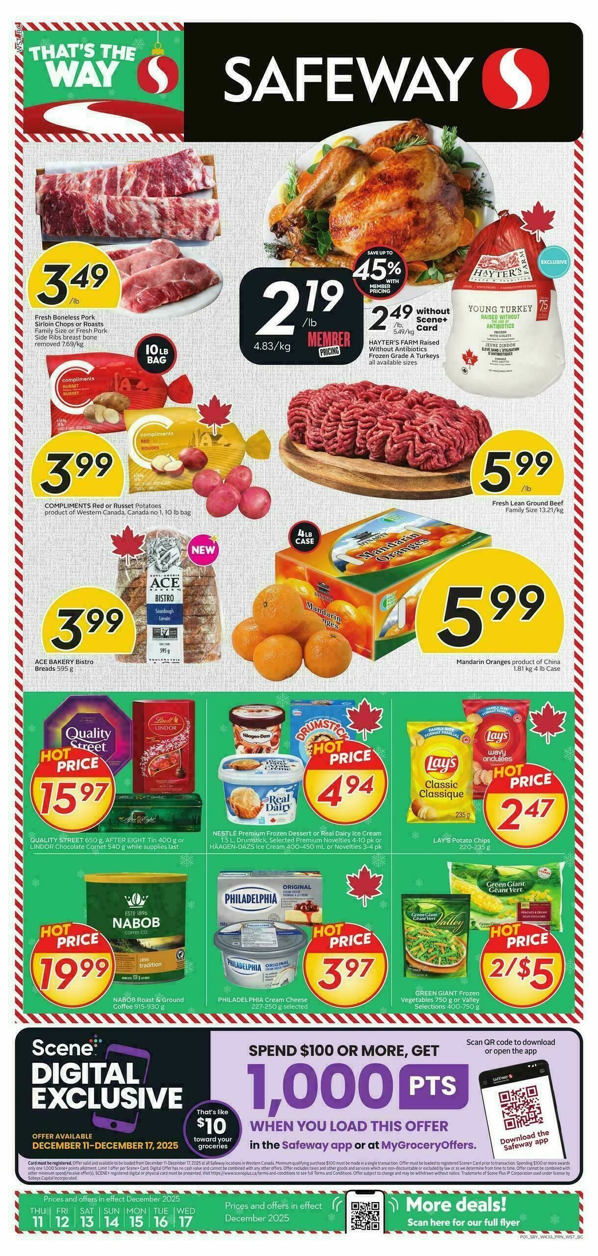 Safeway Flyer from December 11