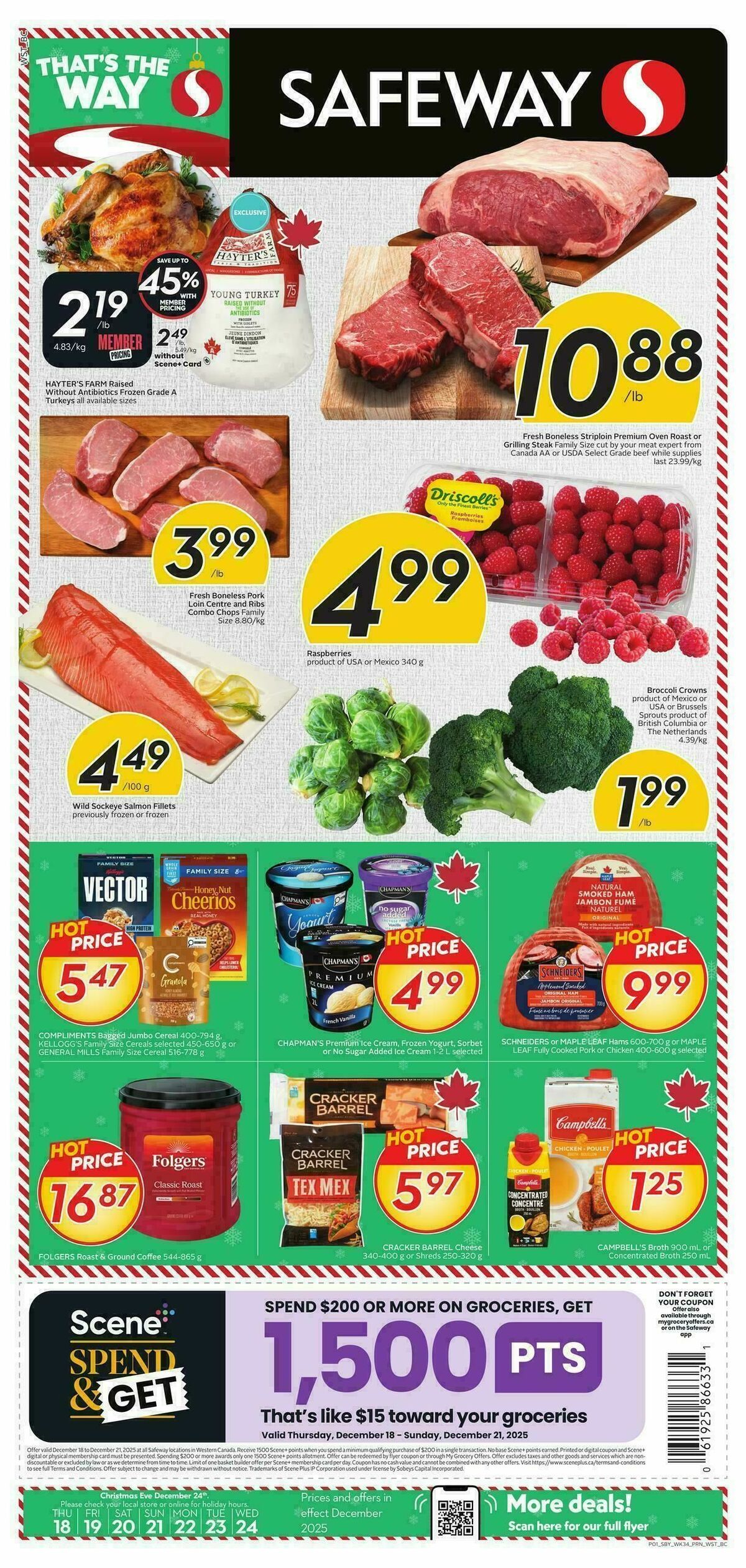 Safeway Flyer from December 18