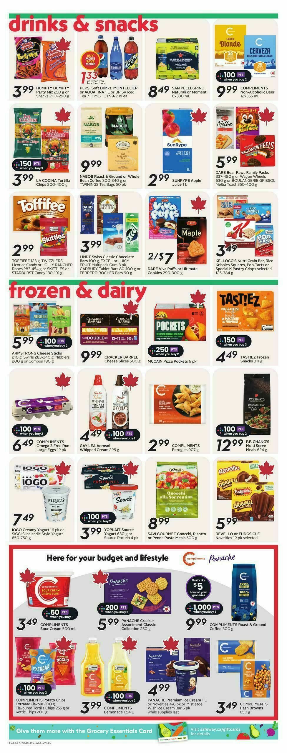 Safeway Flyer from December 25
