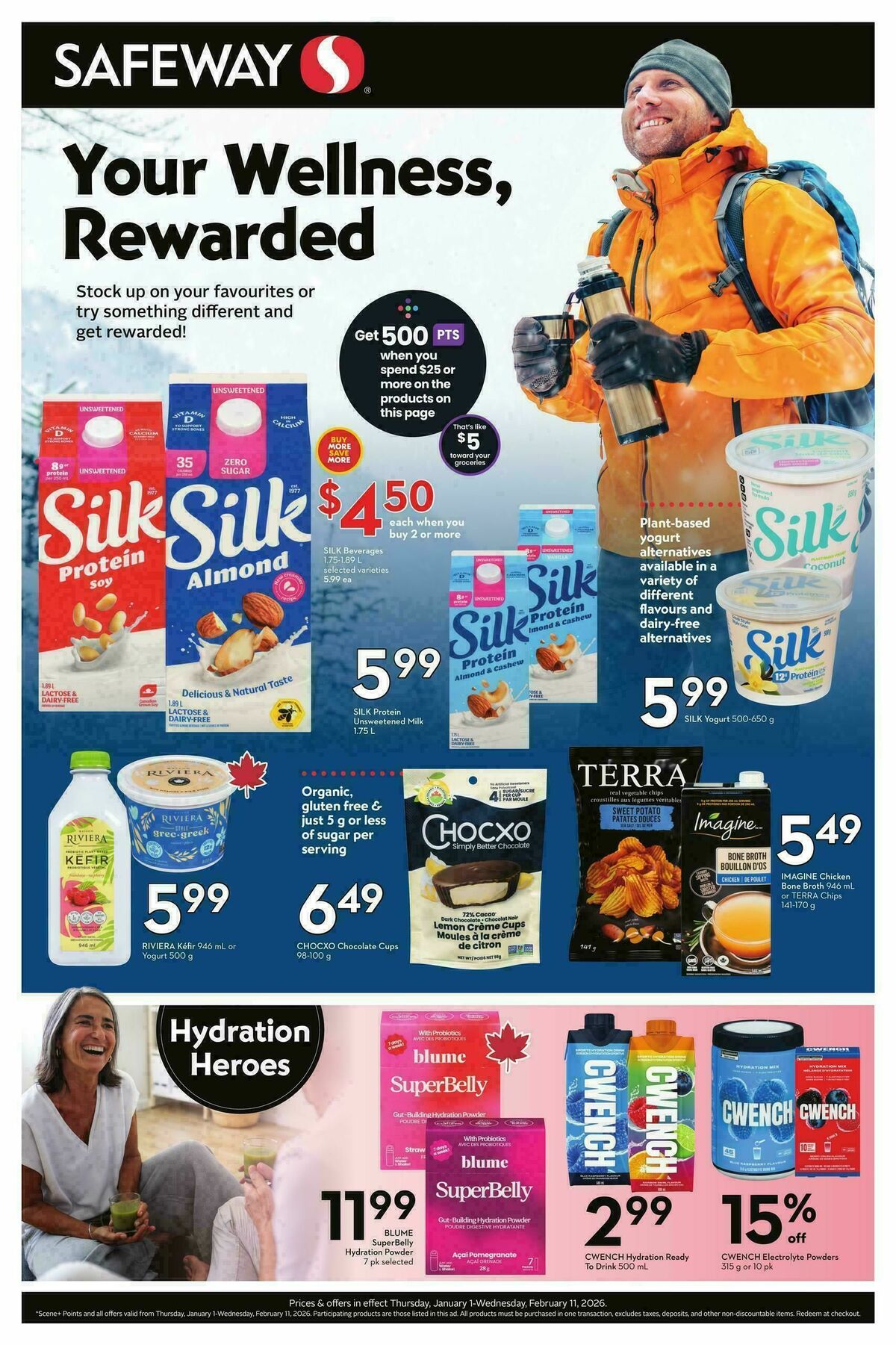 Safeway Wellness Flyer from January 1