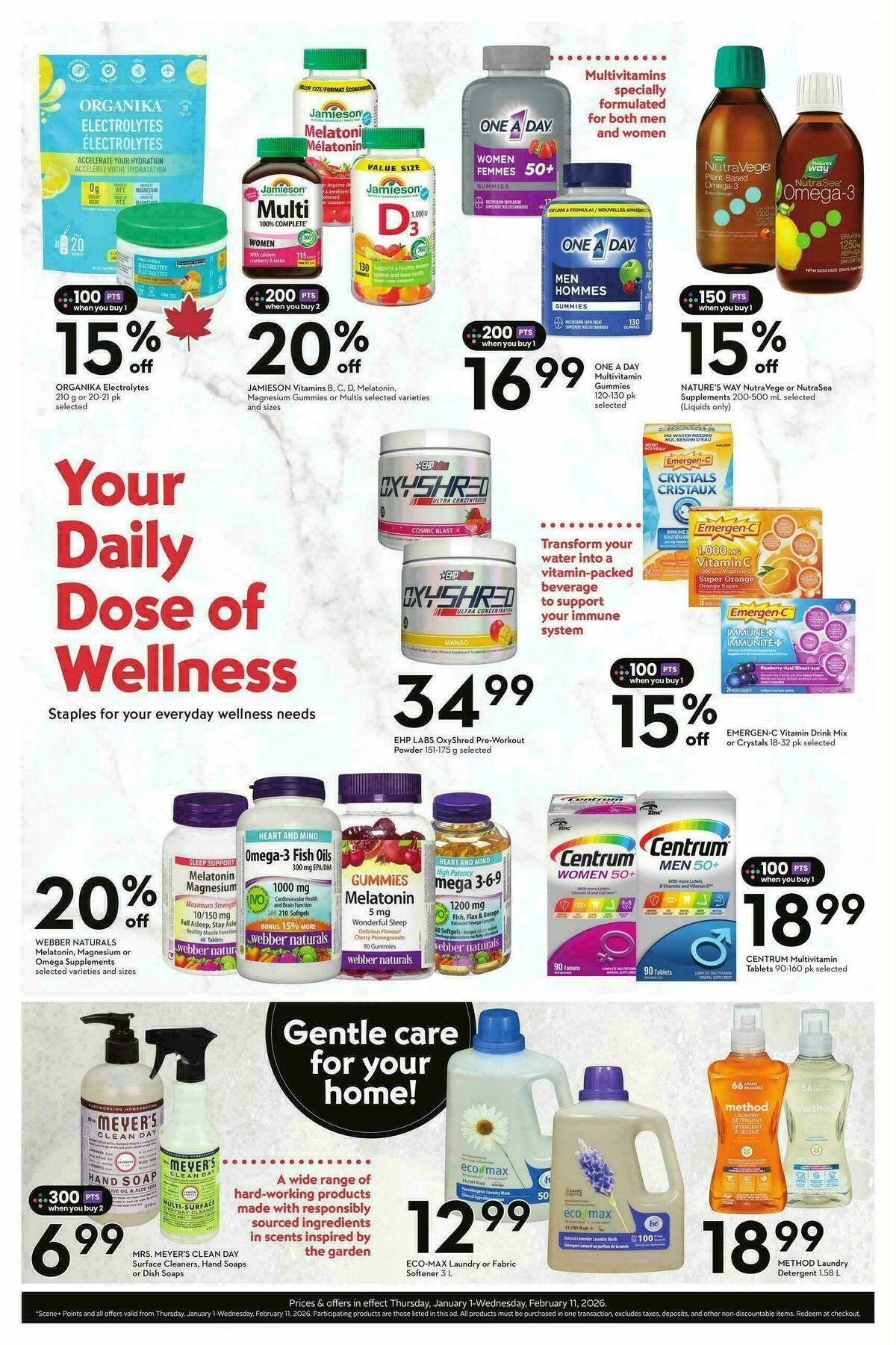 Safeway Wellness Flyer from January 1