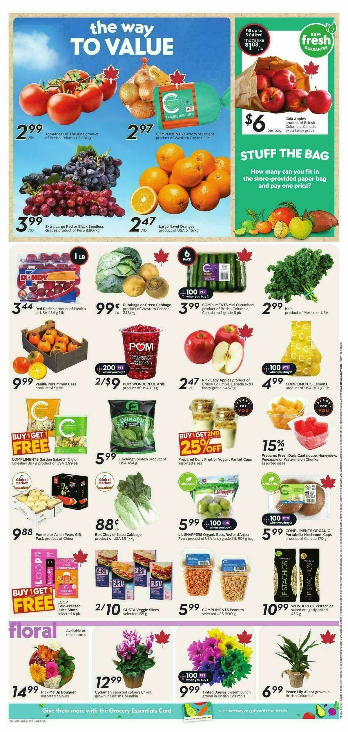 Safeway Flyer from January 1