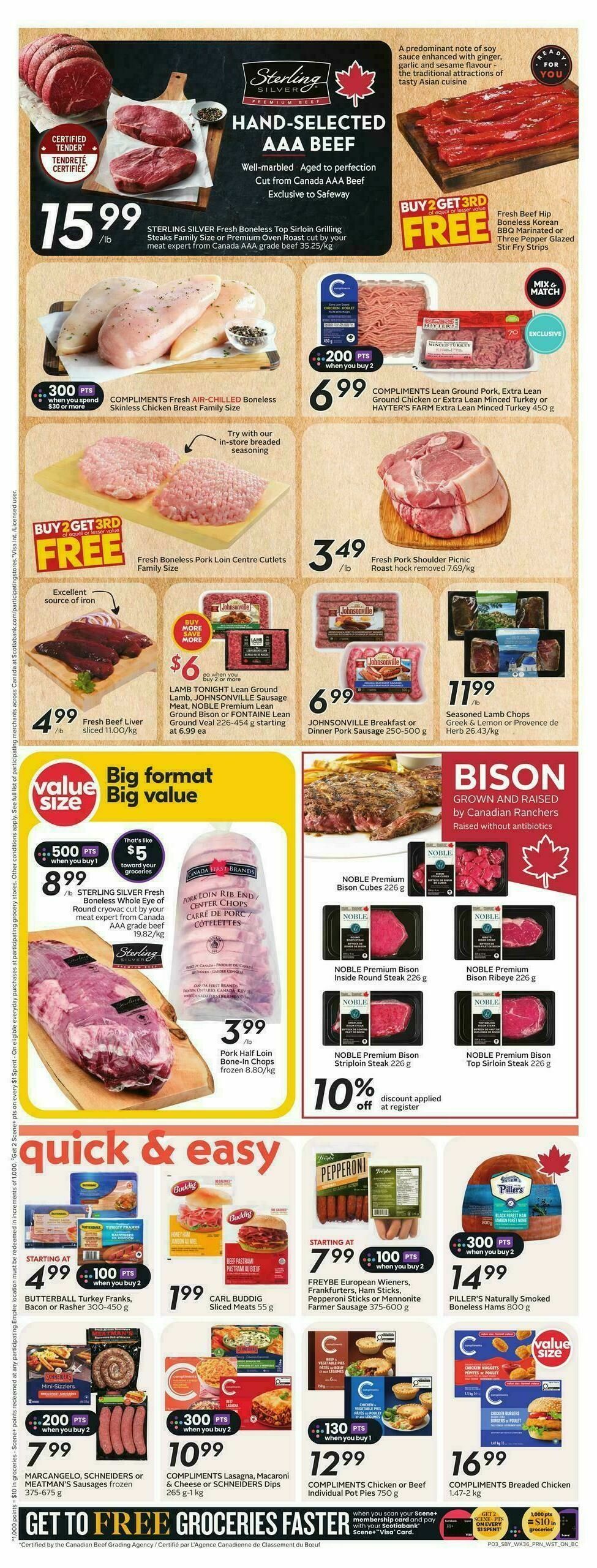 Safeway Flyer from January 1