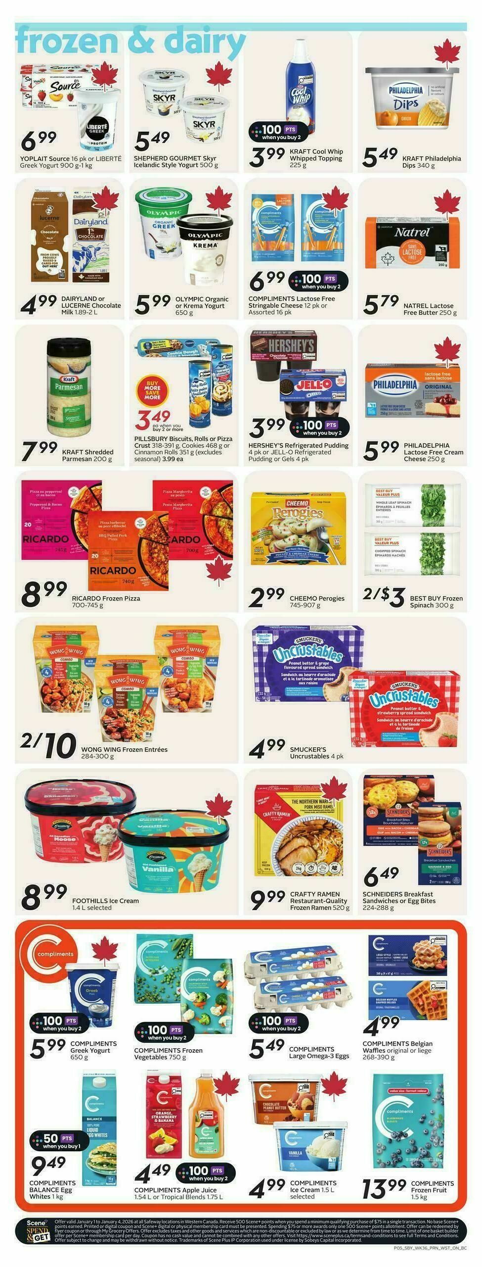Safeway Flyer from January 1