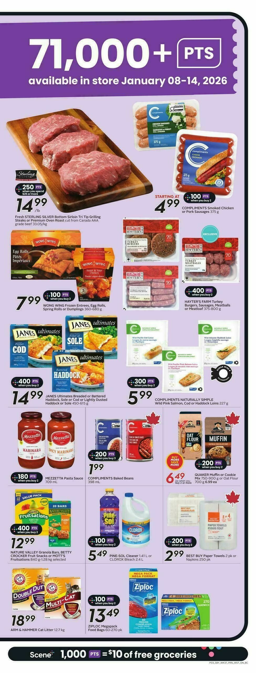 Safeway Flyer from January 8