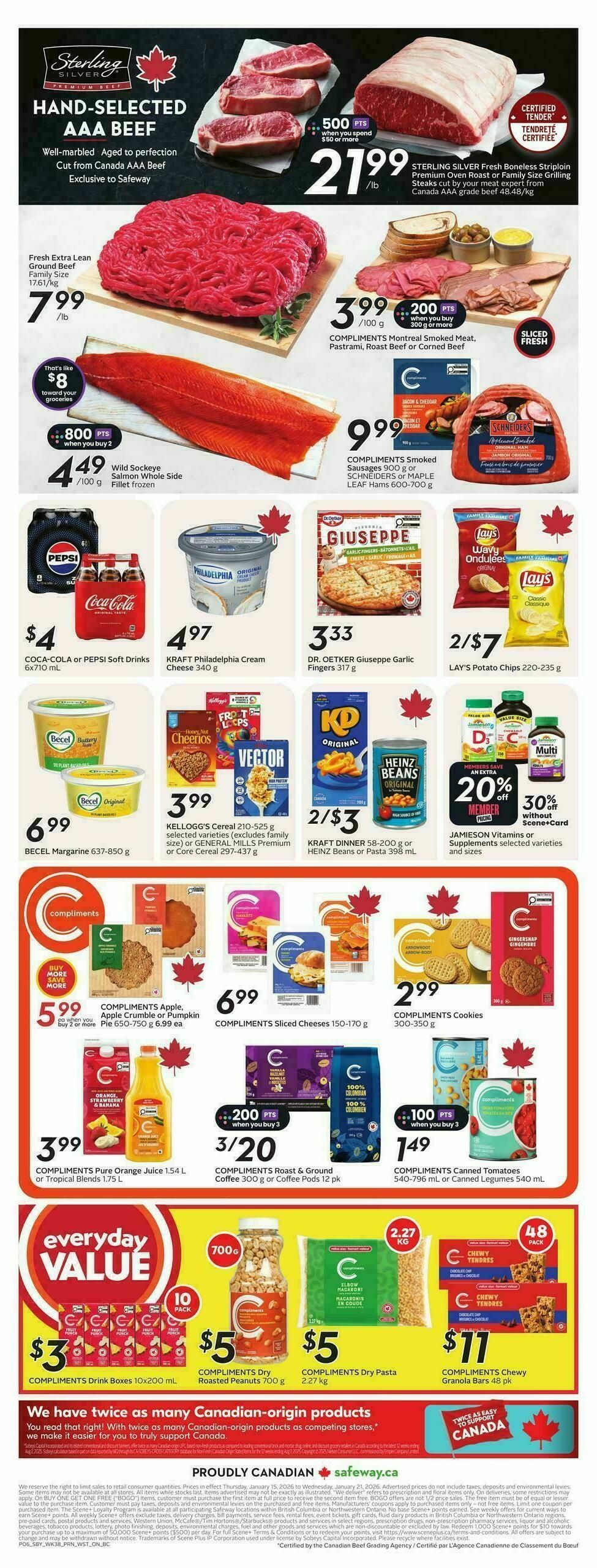 Safeway Flyer from January 15