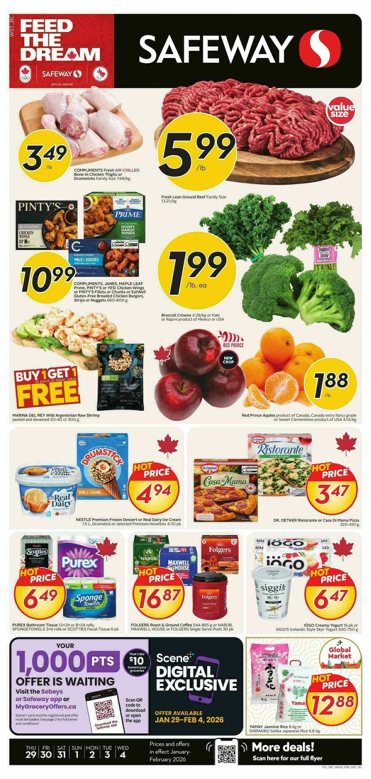 Safeway Flyer from January 29