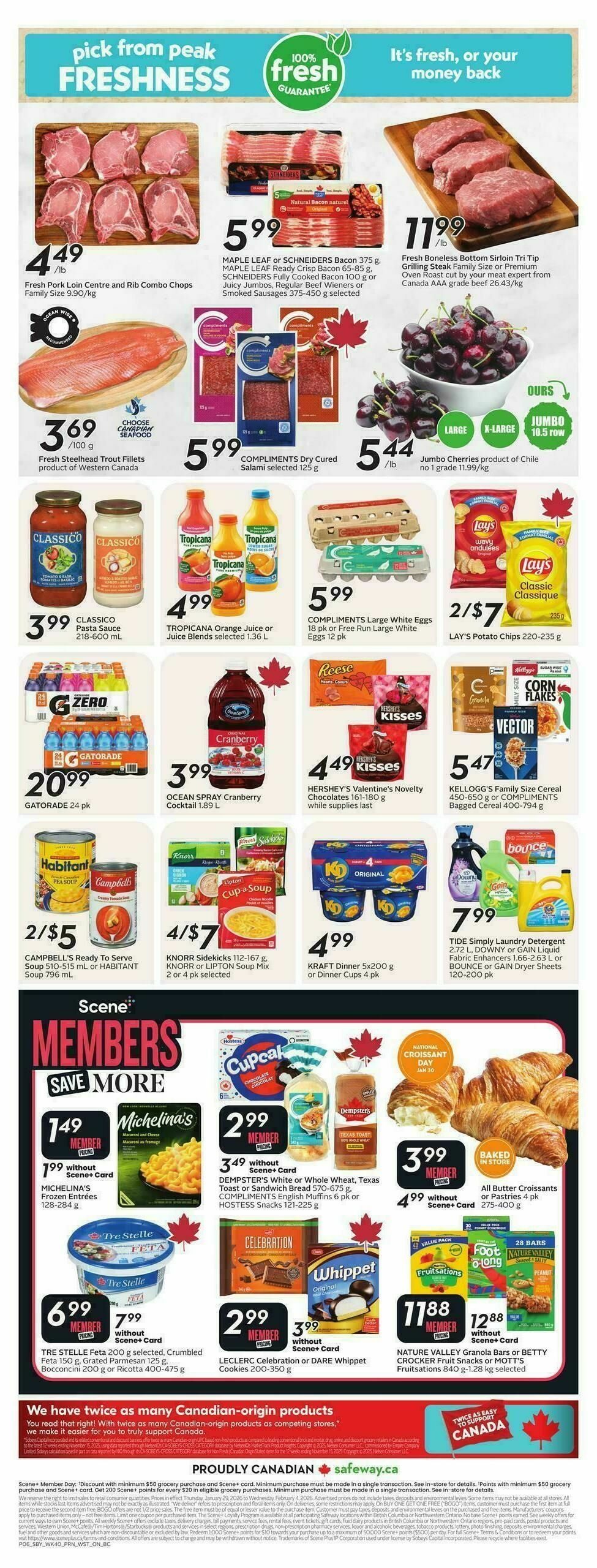 Safeway Flyer from January 29
