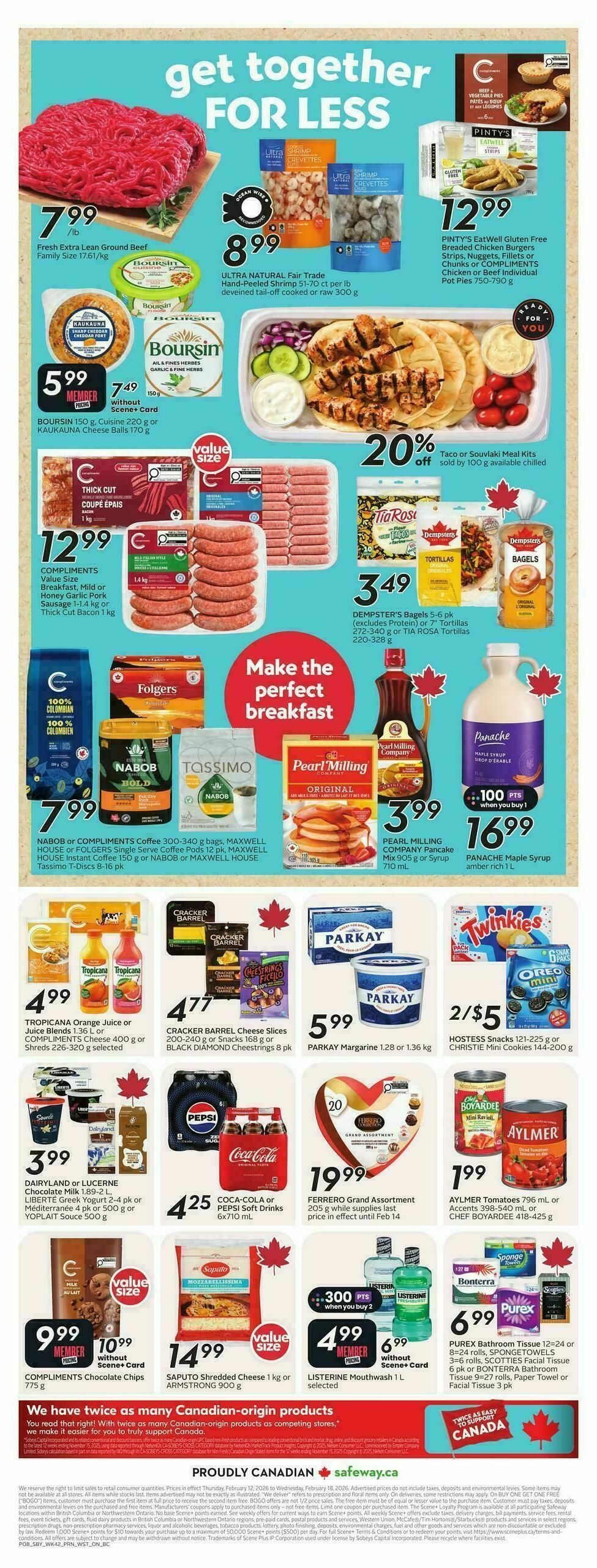 Safeway Flyer from February 12
