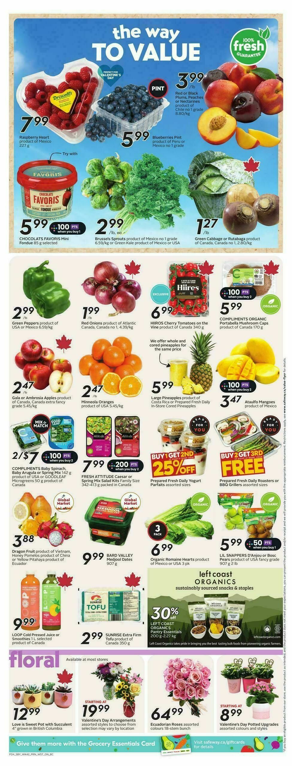 Safeway Flyer from February 12
