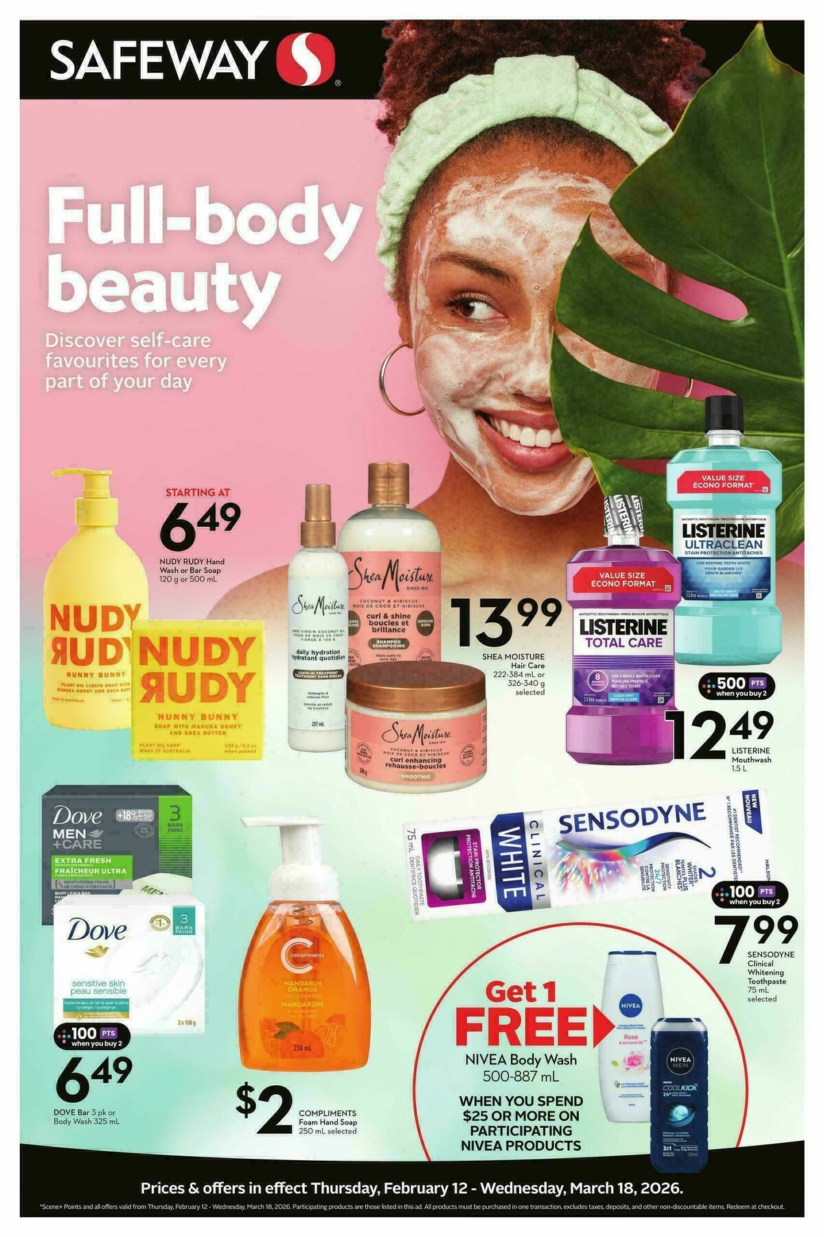 Safeway Health & Beauty Flyer from February 12