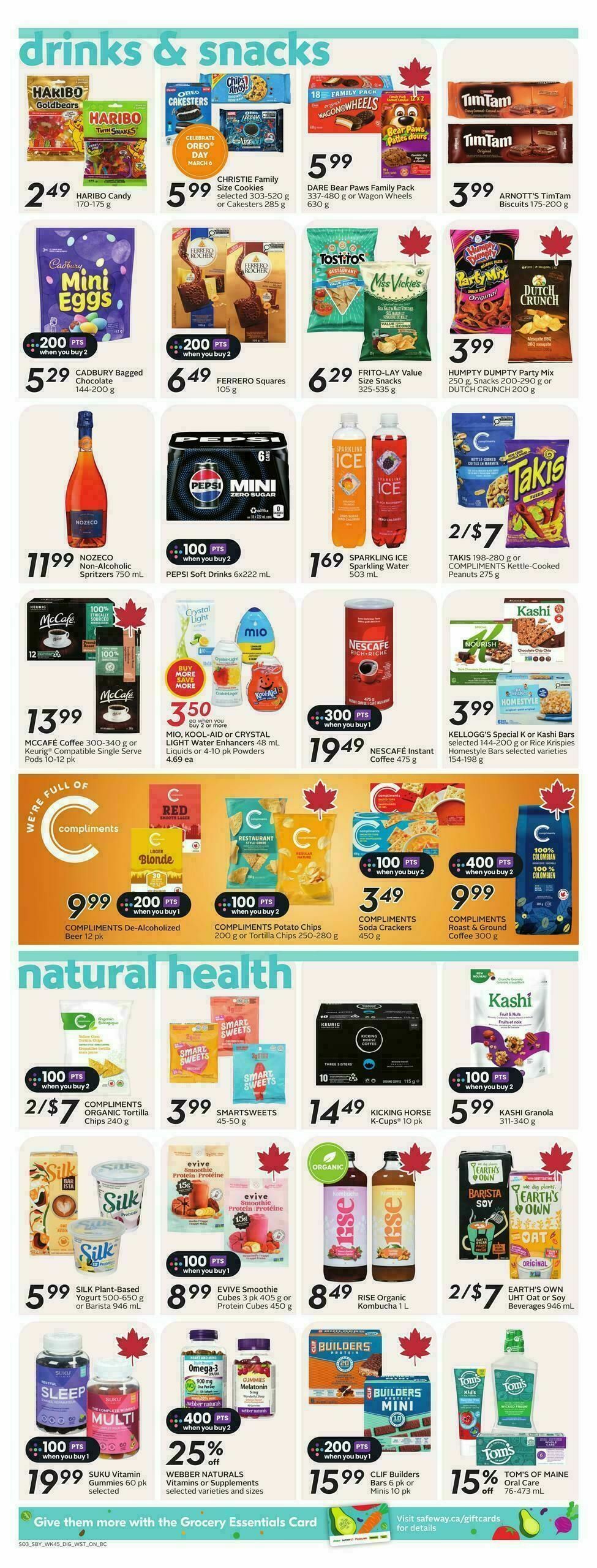 Safeway Flyer from March 5