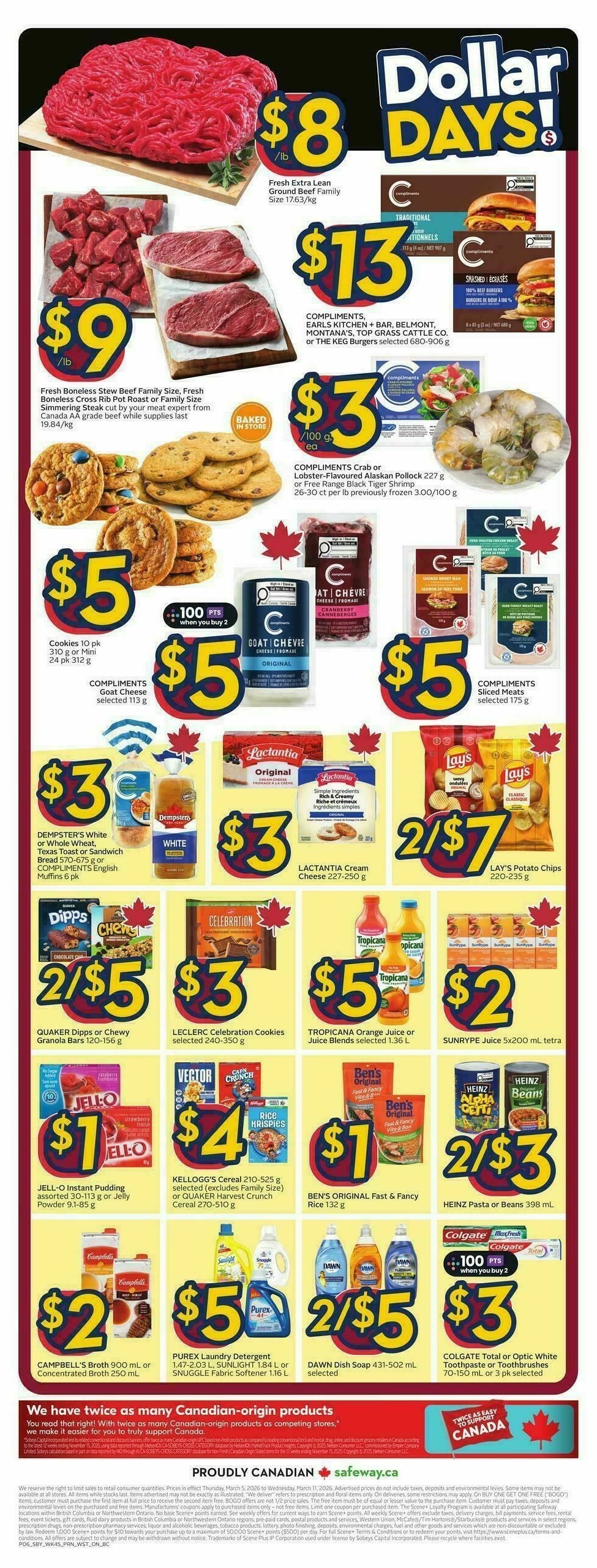 Safeway Flyer from March 5