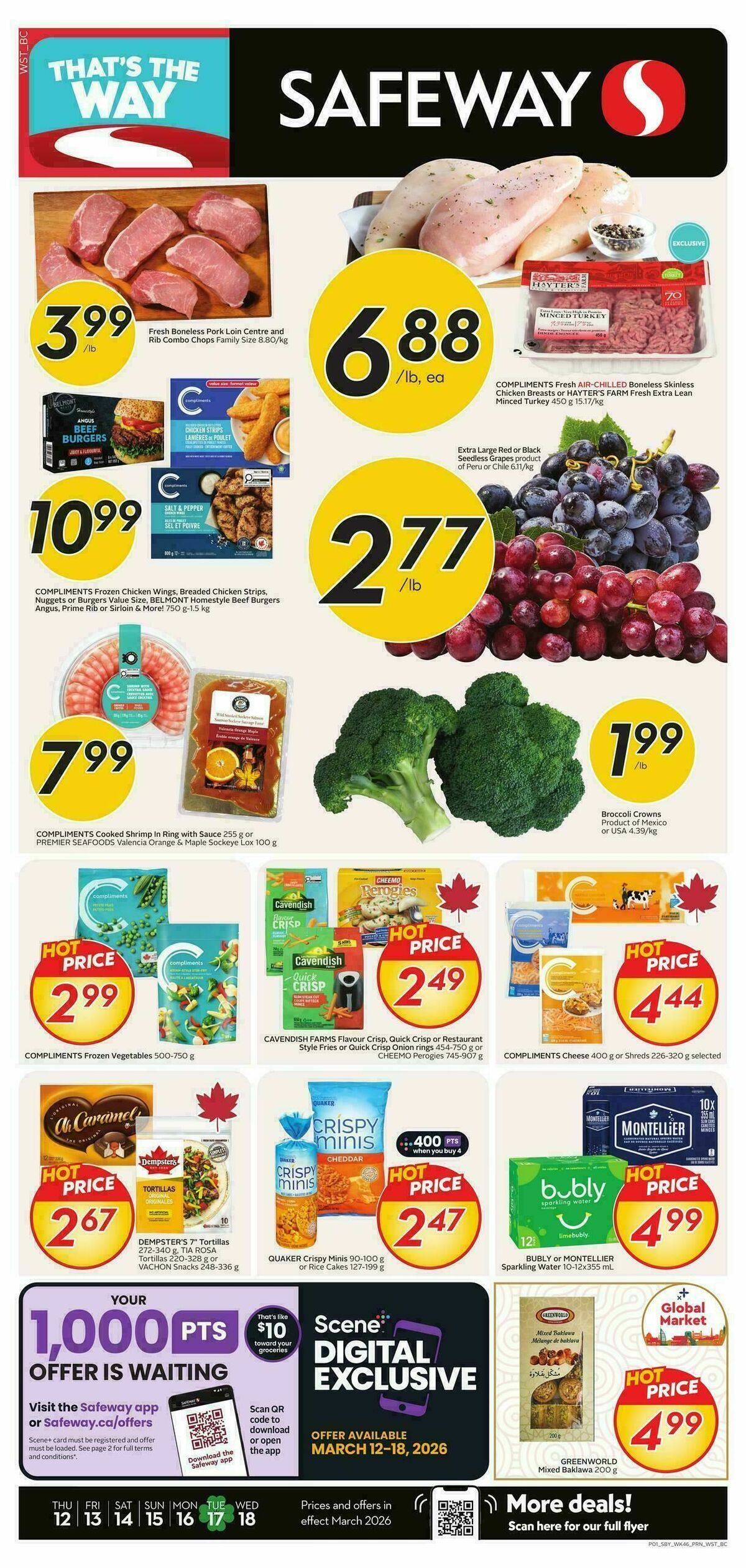 Safeway Flyer from March 12