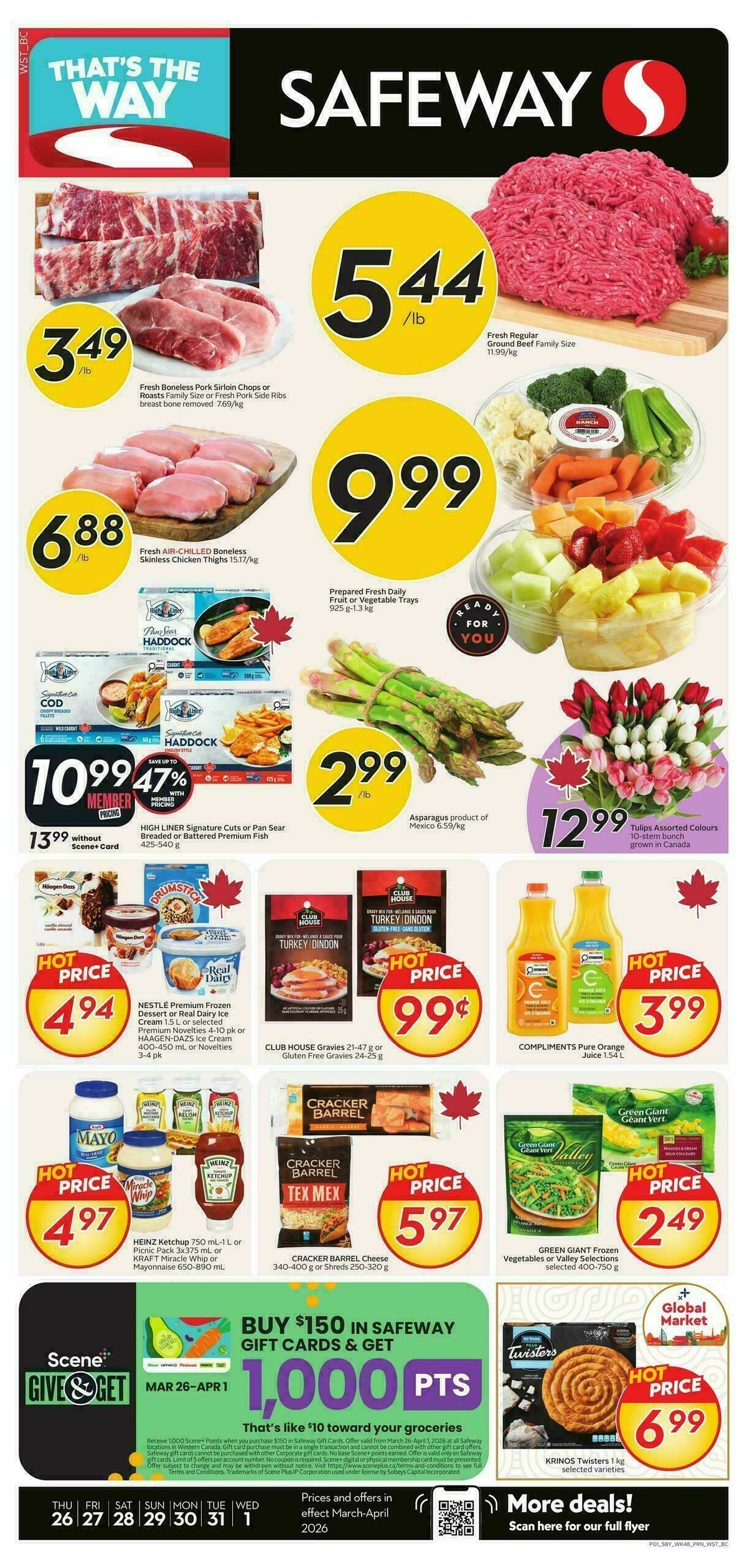 Safeway Flyer from March 26