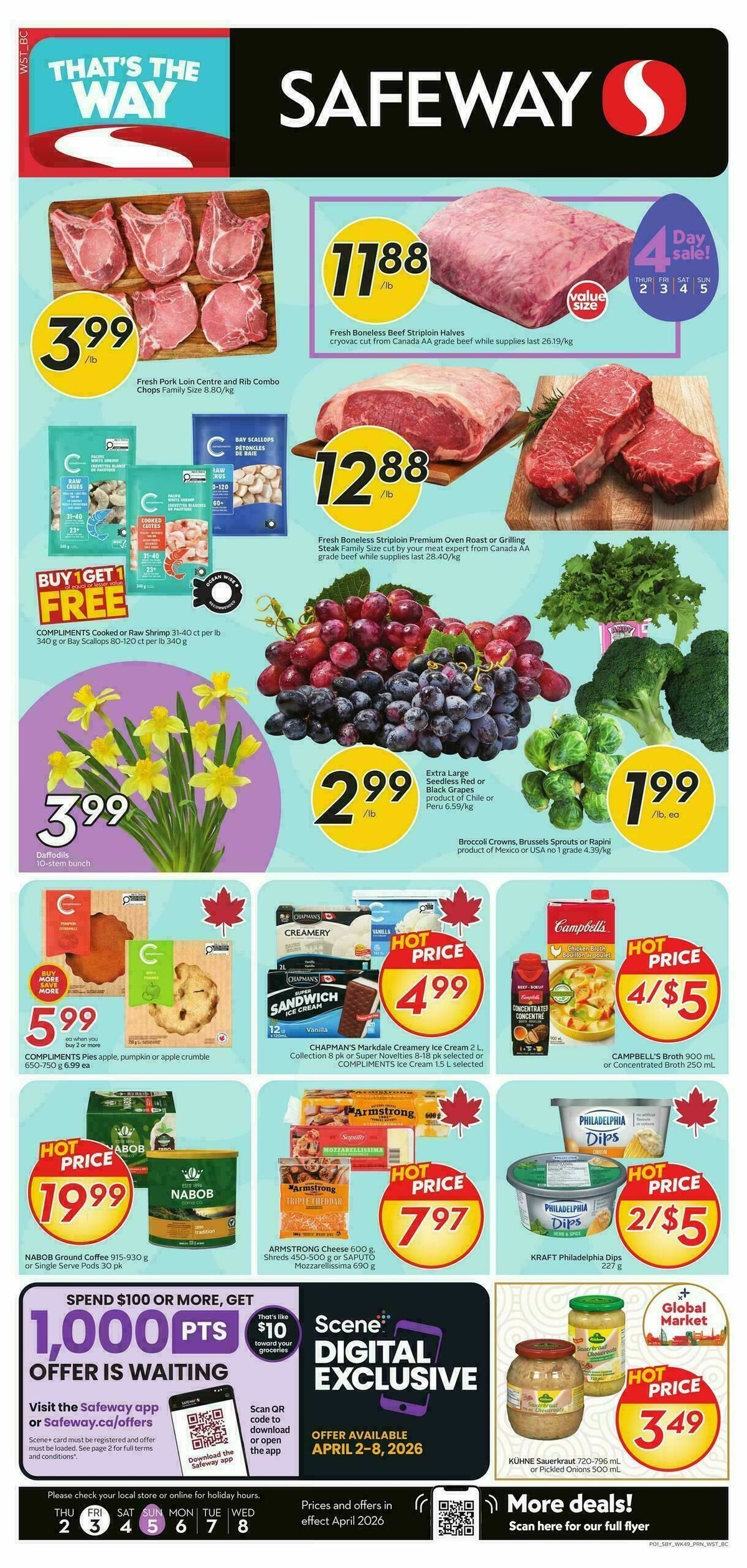 Safeway Flyer from April 2