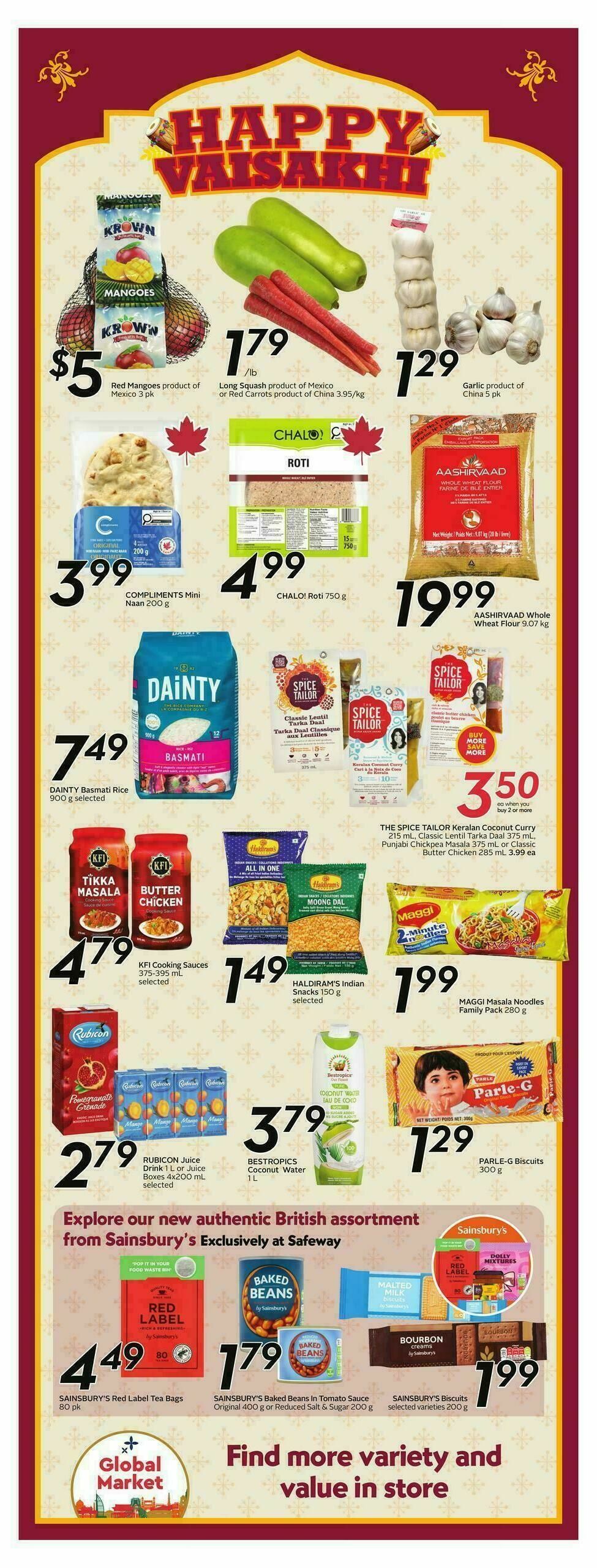 Safeway Flyer from April 2