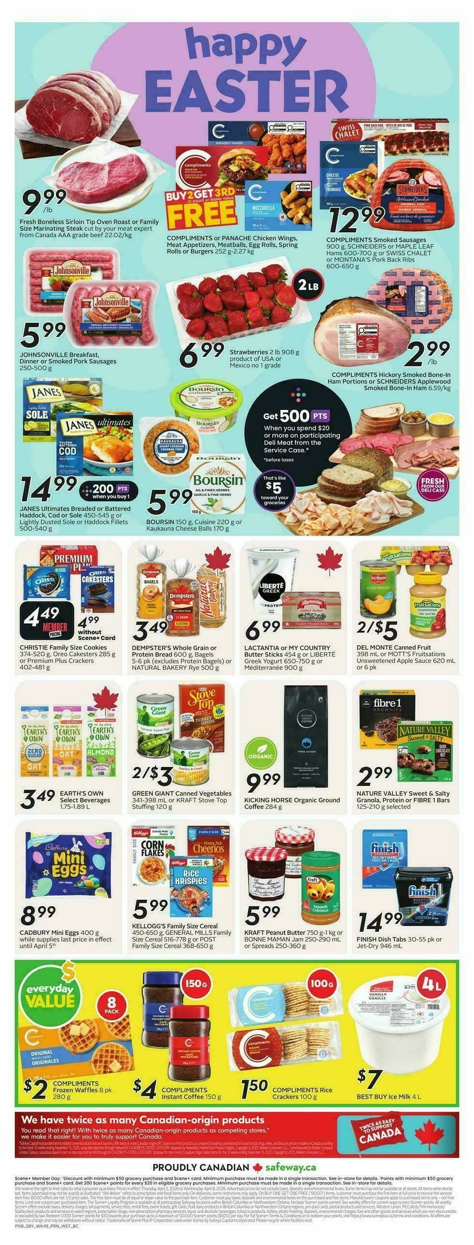 Safeway Flyer from April 2