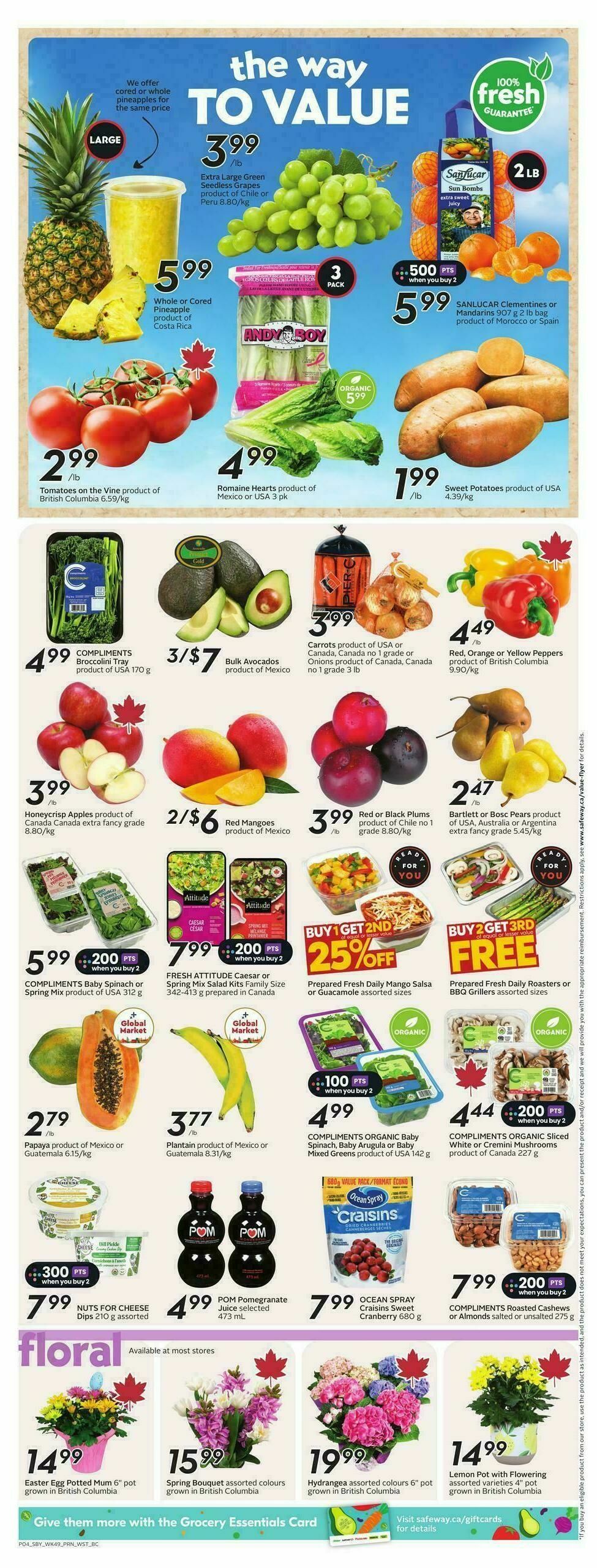 Safeway Flyer from April 2