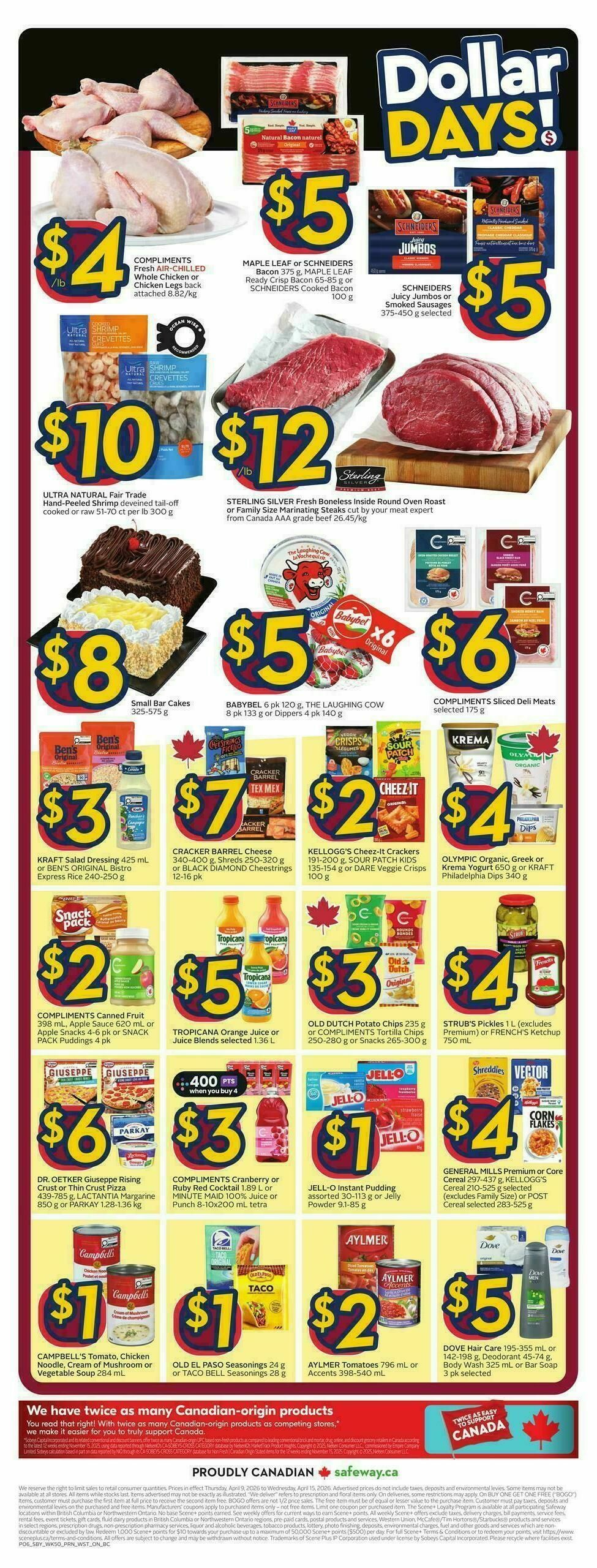 Safeway Flyer from April 9