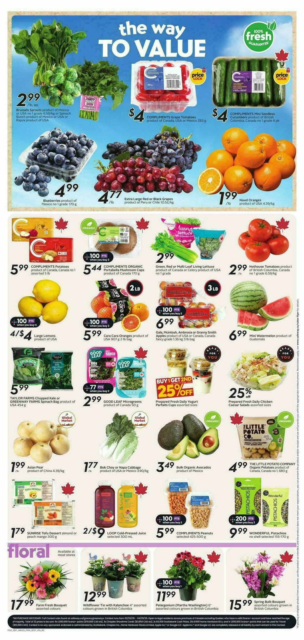 Safeway Flyer from April 9