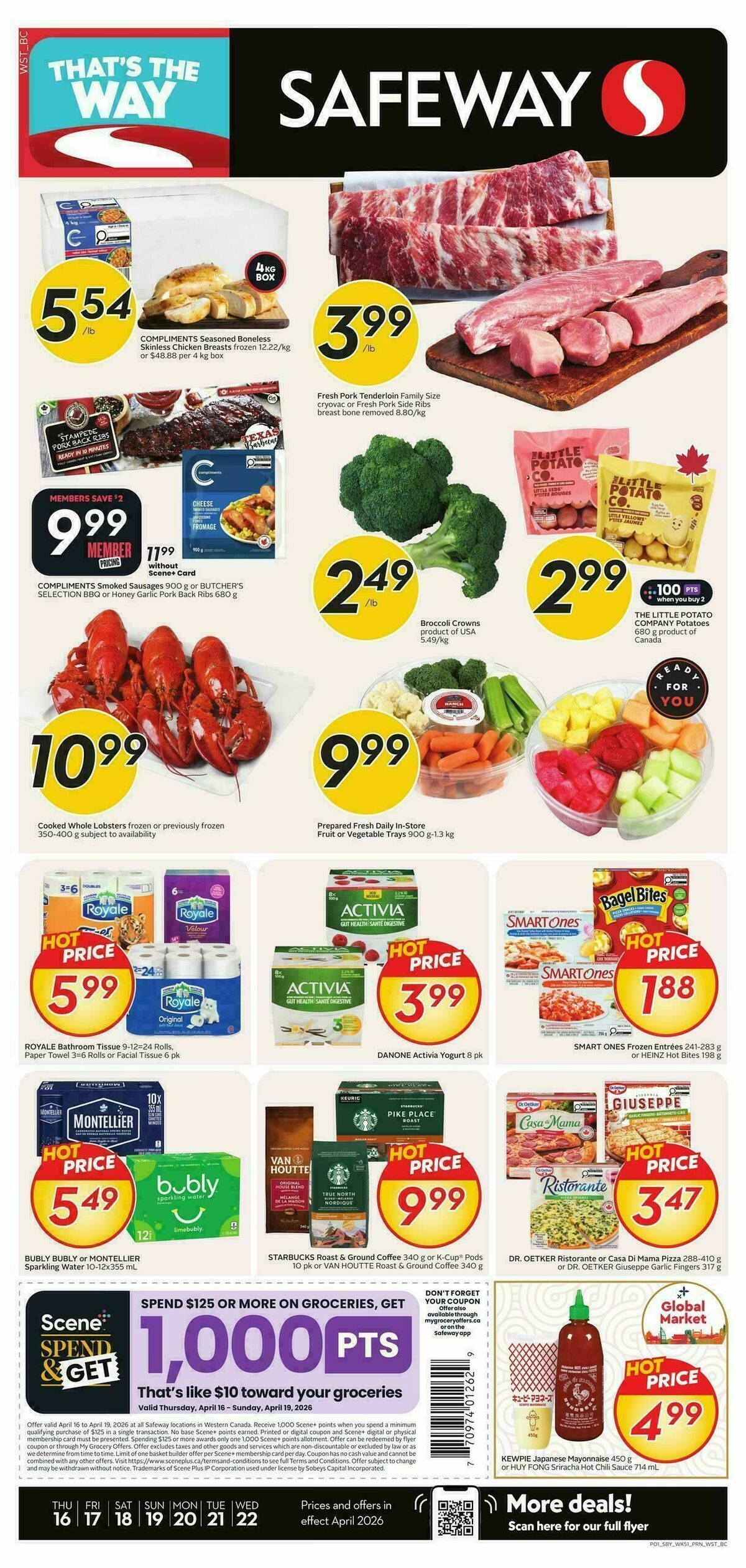 Safeway Flyer from April 16