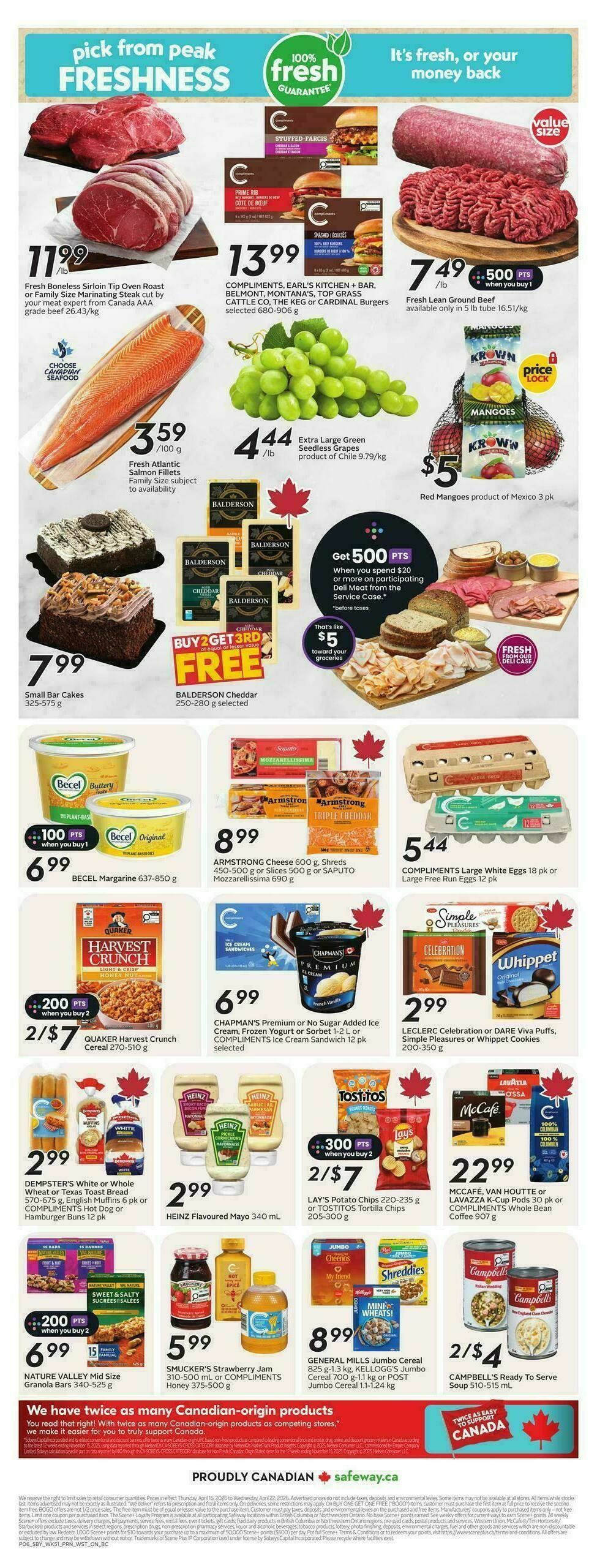 Safeway Flyer from April 16