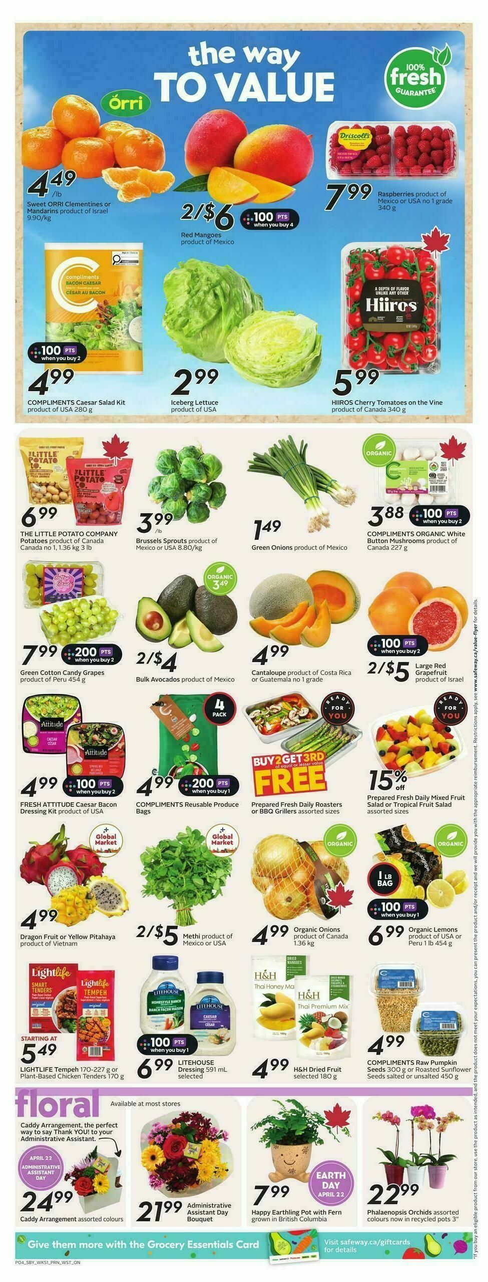 Safeway Flyer from April 16