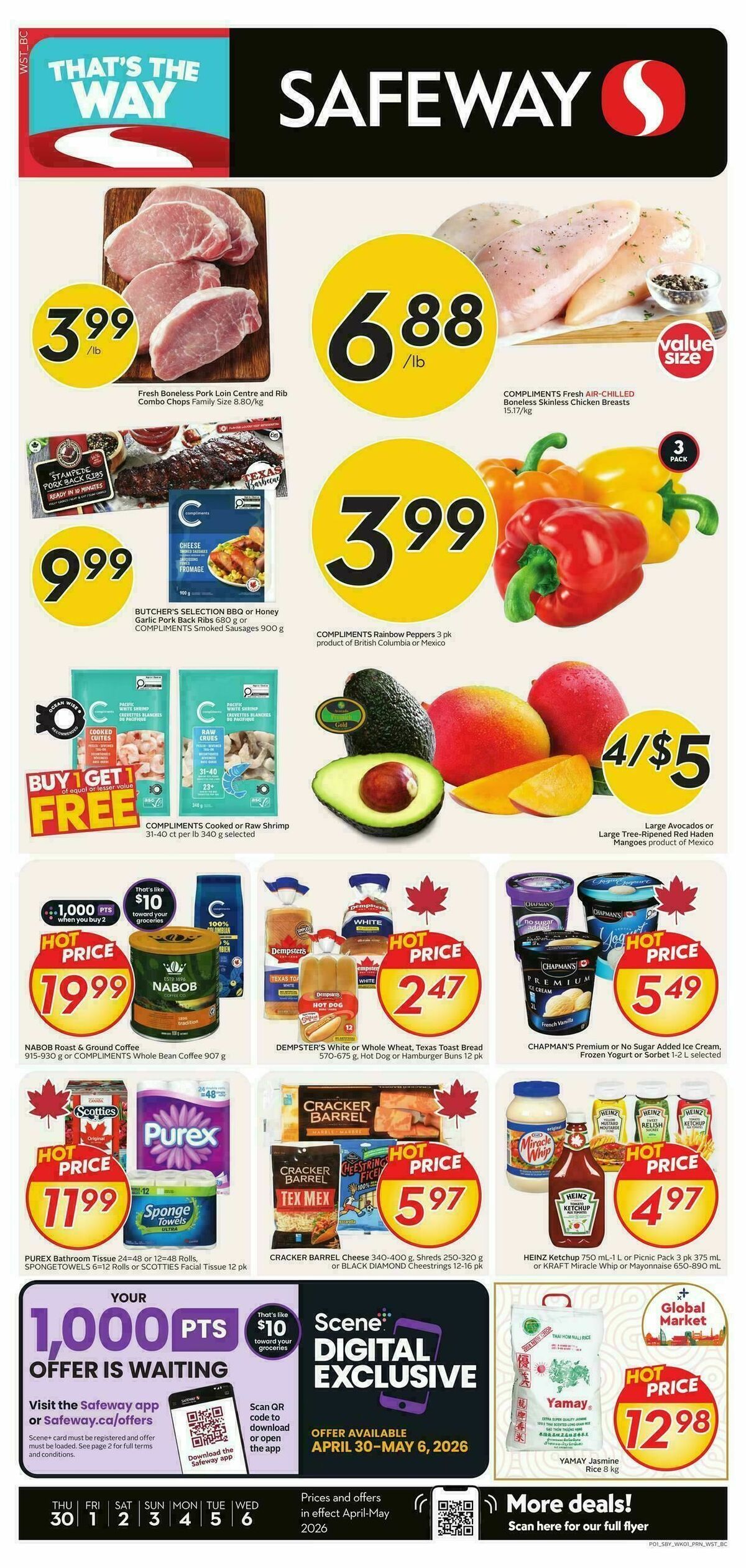 Safeway Flyer from April 30