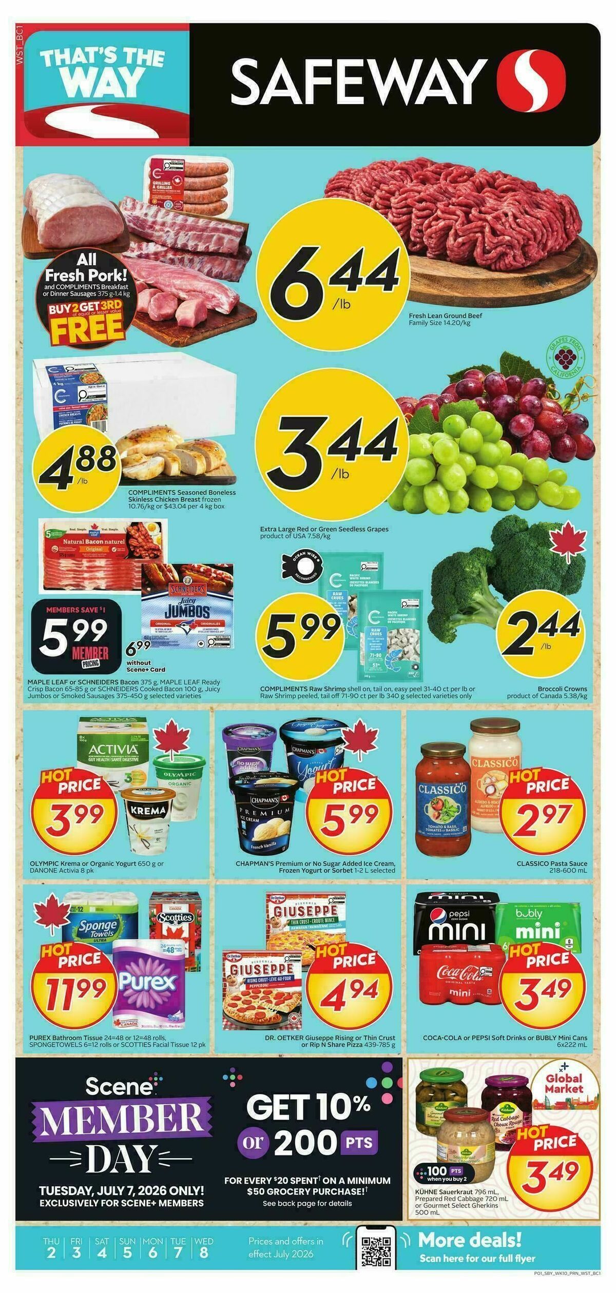 Safeway Flyer from July 2