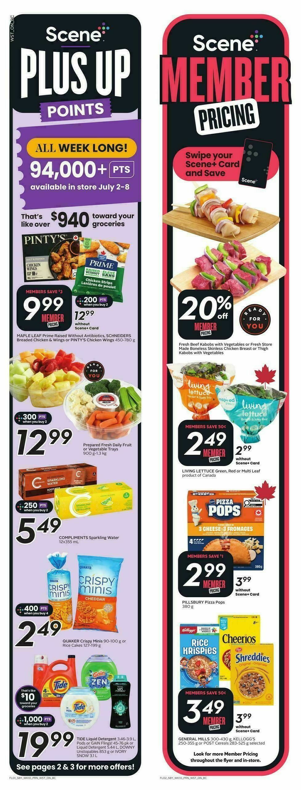 Safeway Flyer from July 2