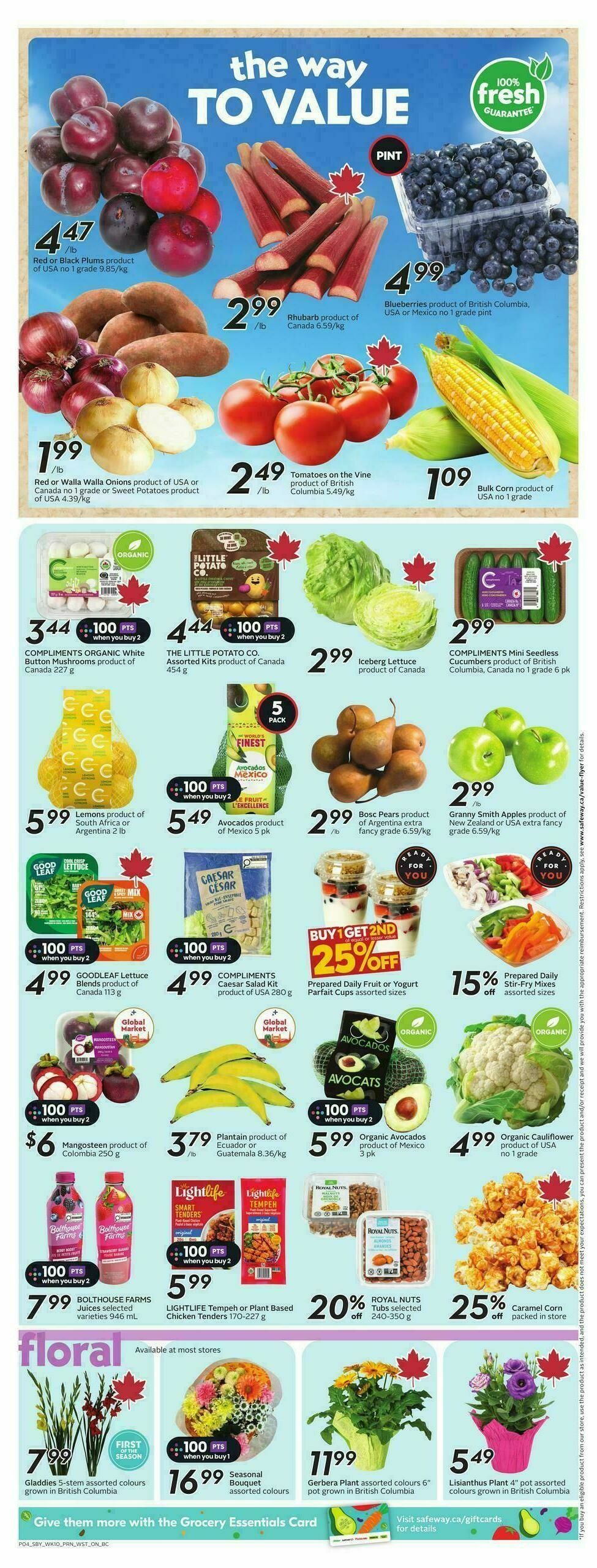 Safeway Flyer from July 2