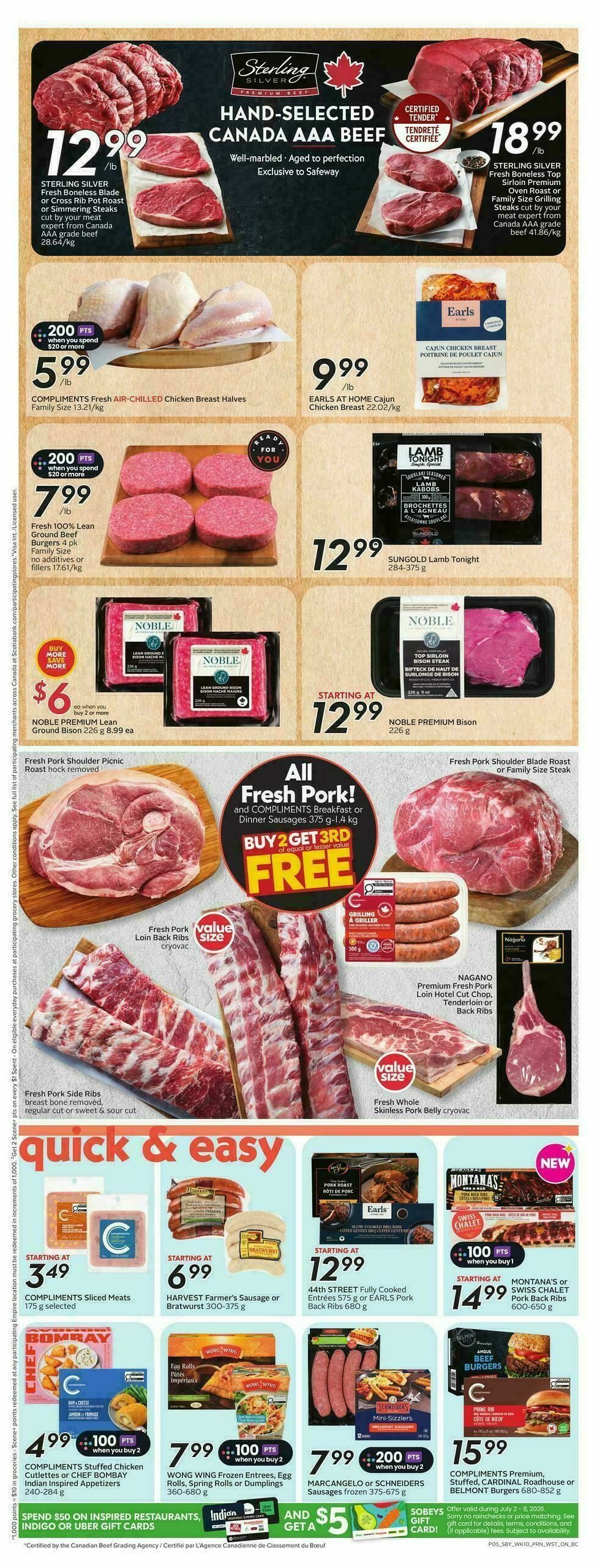 Safeway Flyer from July 2