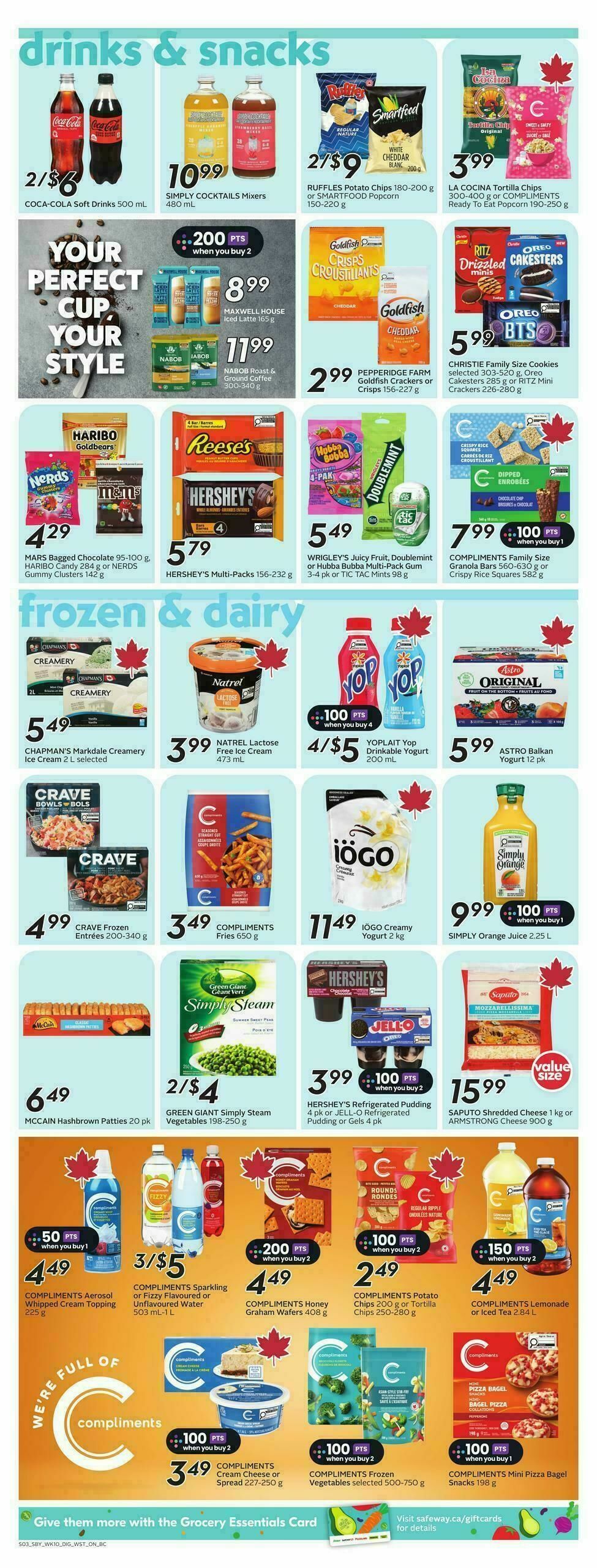 Safeway Flyer from July 2